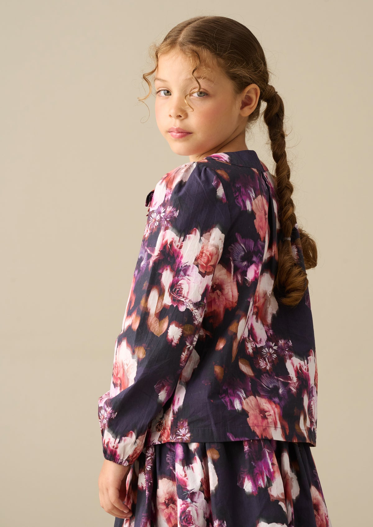 Blouse tissée fleurie Darcey
