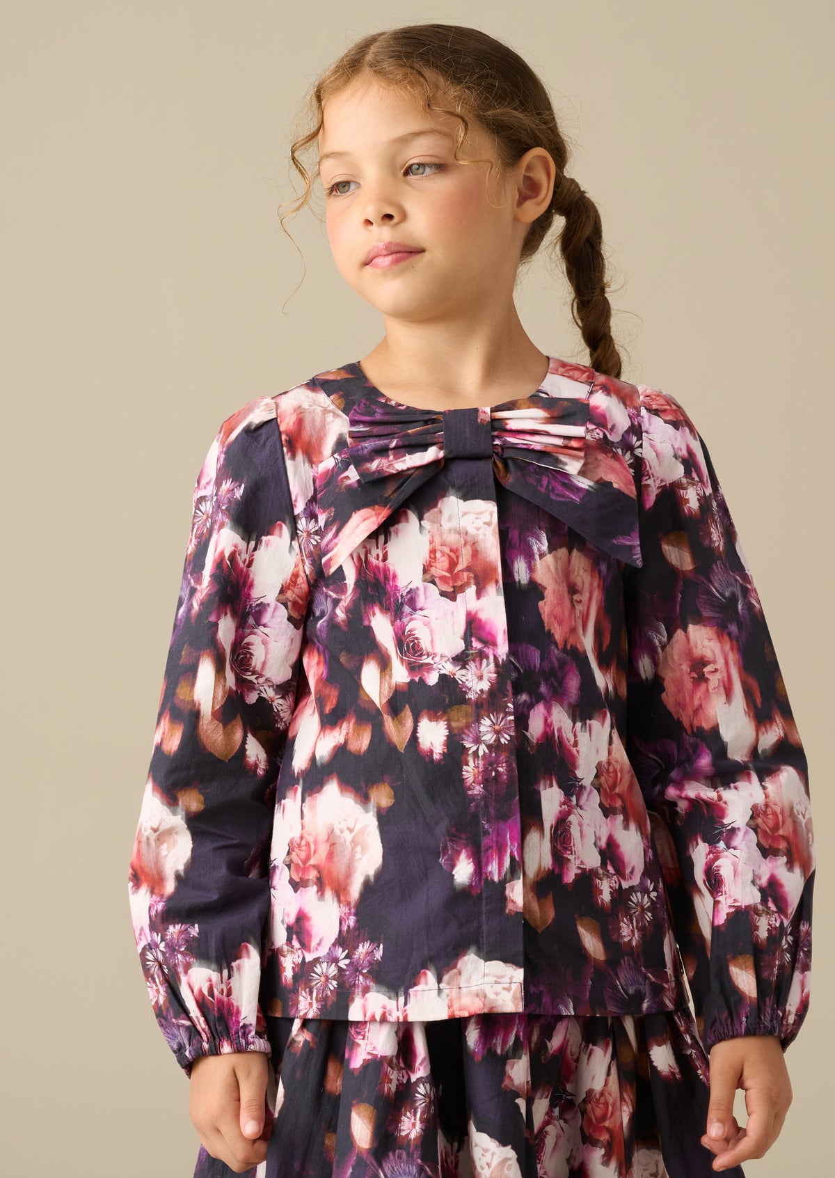 Blouse tissée fleurie Darcey