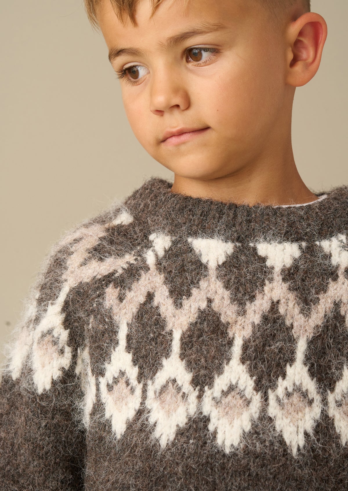 Jersey de punto Fairisle para toda la familia Charlie Chocolate