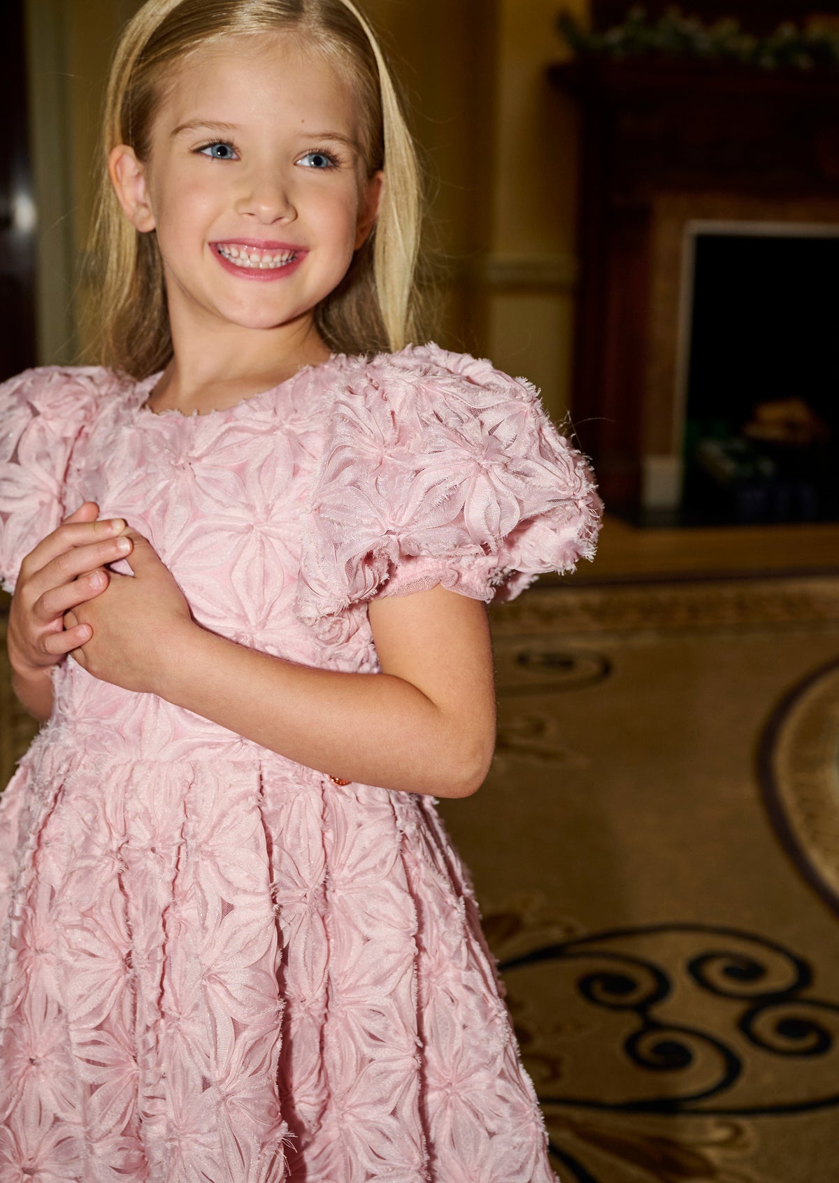 Layla Pink Flower Dress