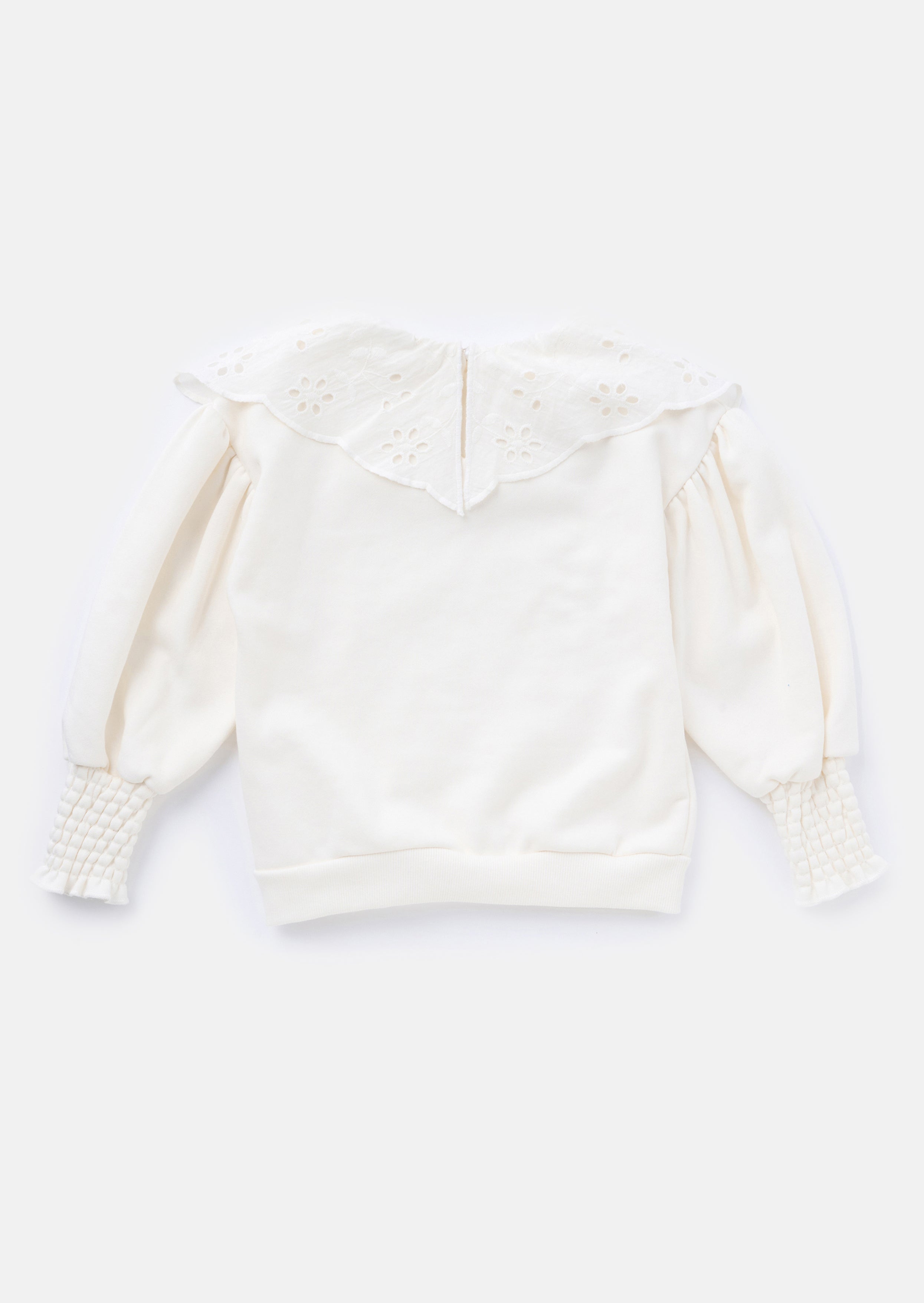 سترة ميا بياقة كريمية