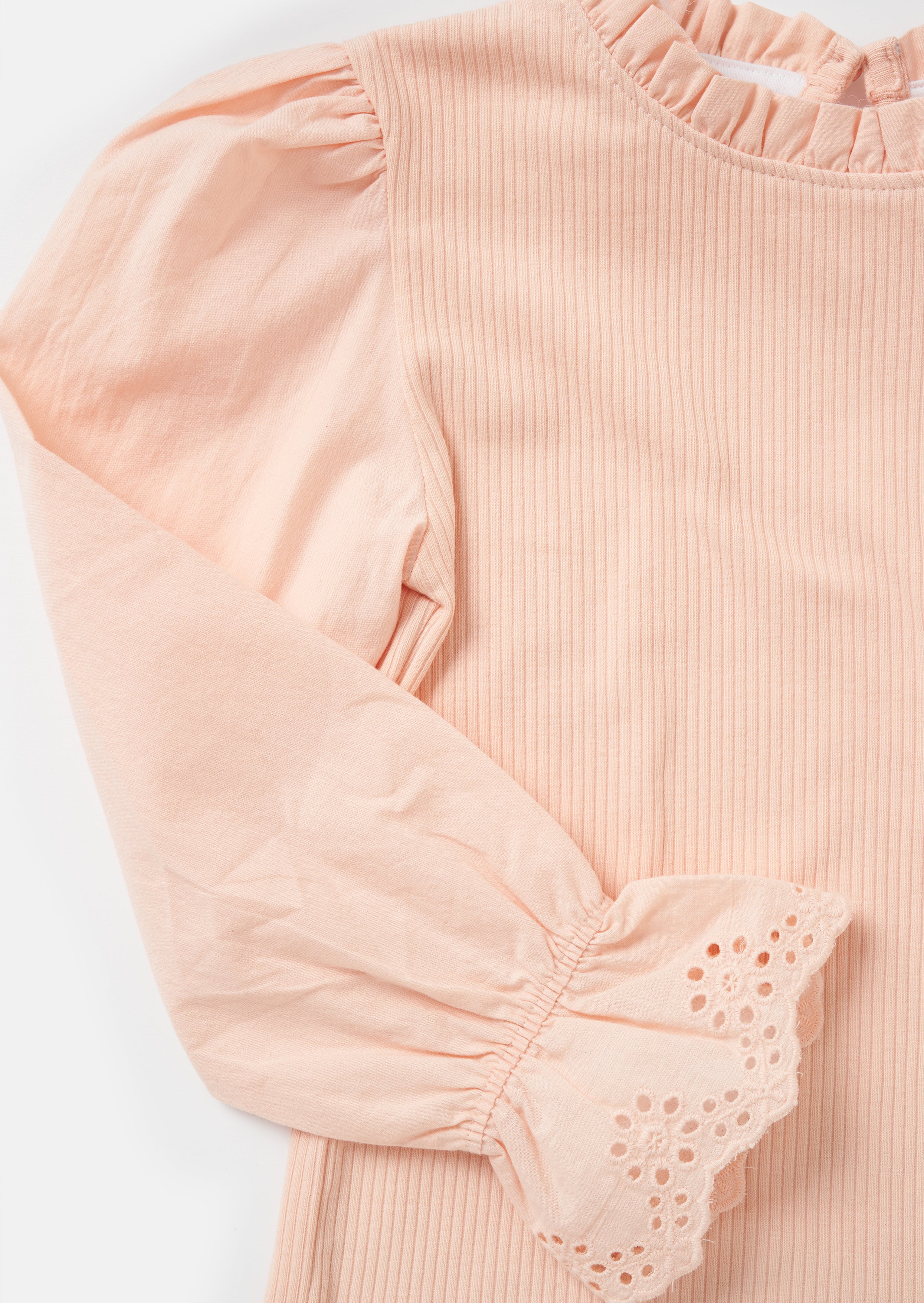 Gia Pink Gewebtes Ärmeloberteil