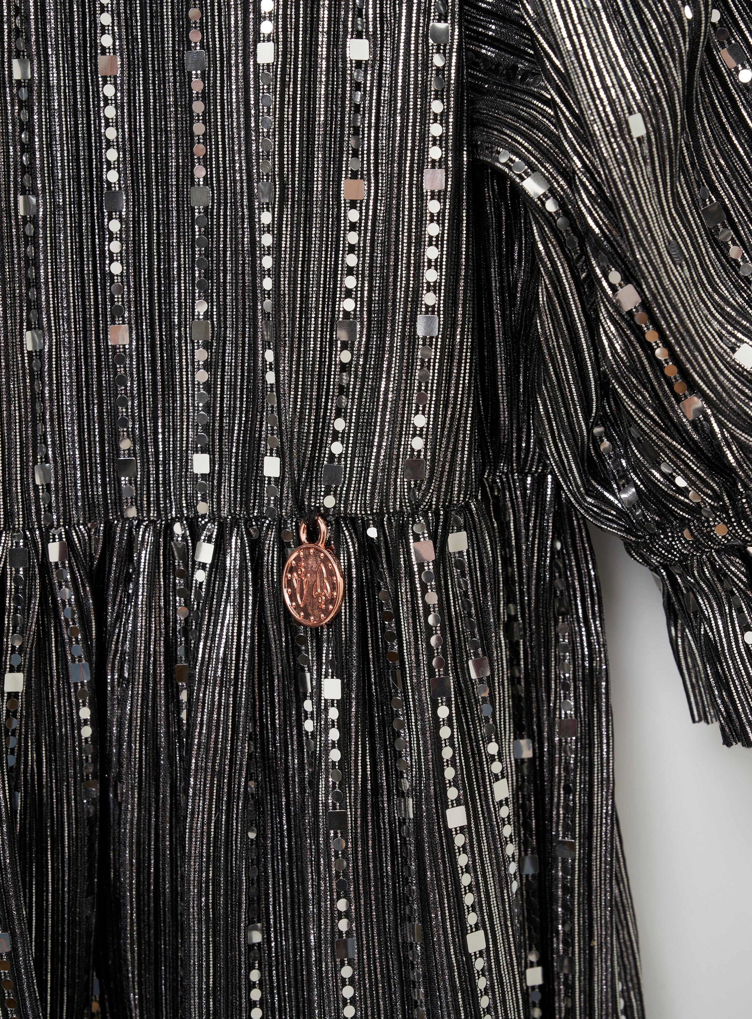 Mila Metallic Sequin Dress