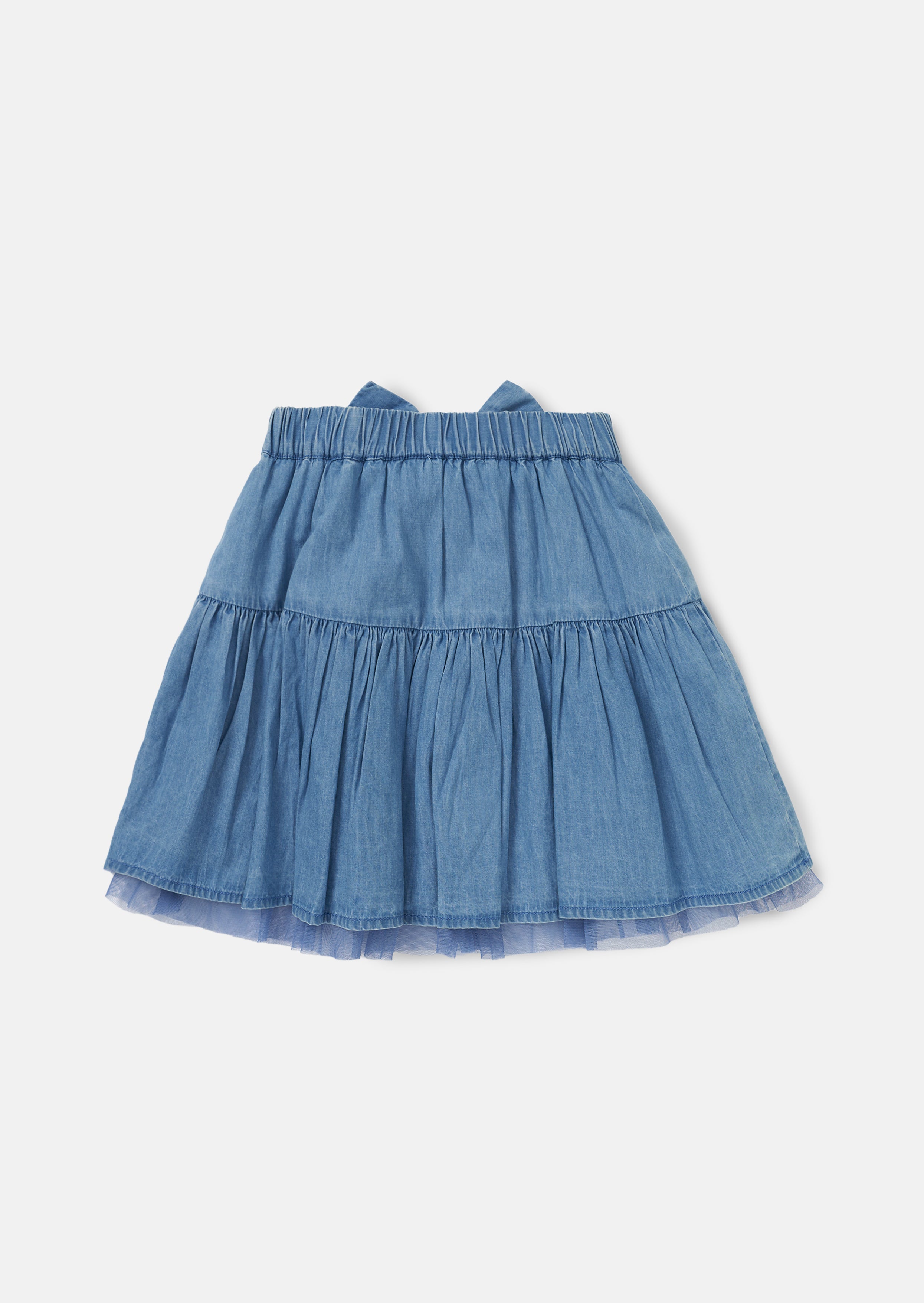 Spódnica Annie z kokardą z denimu