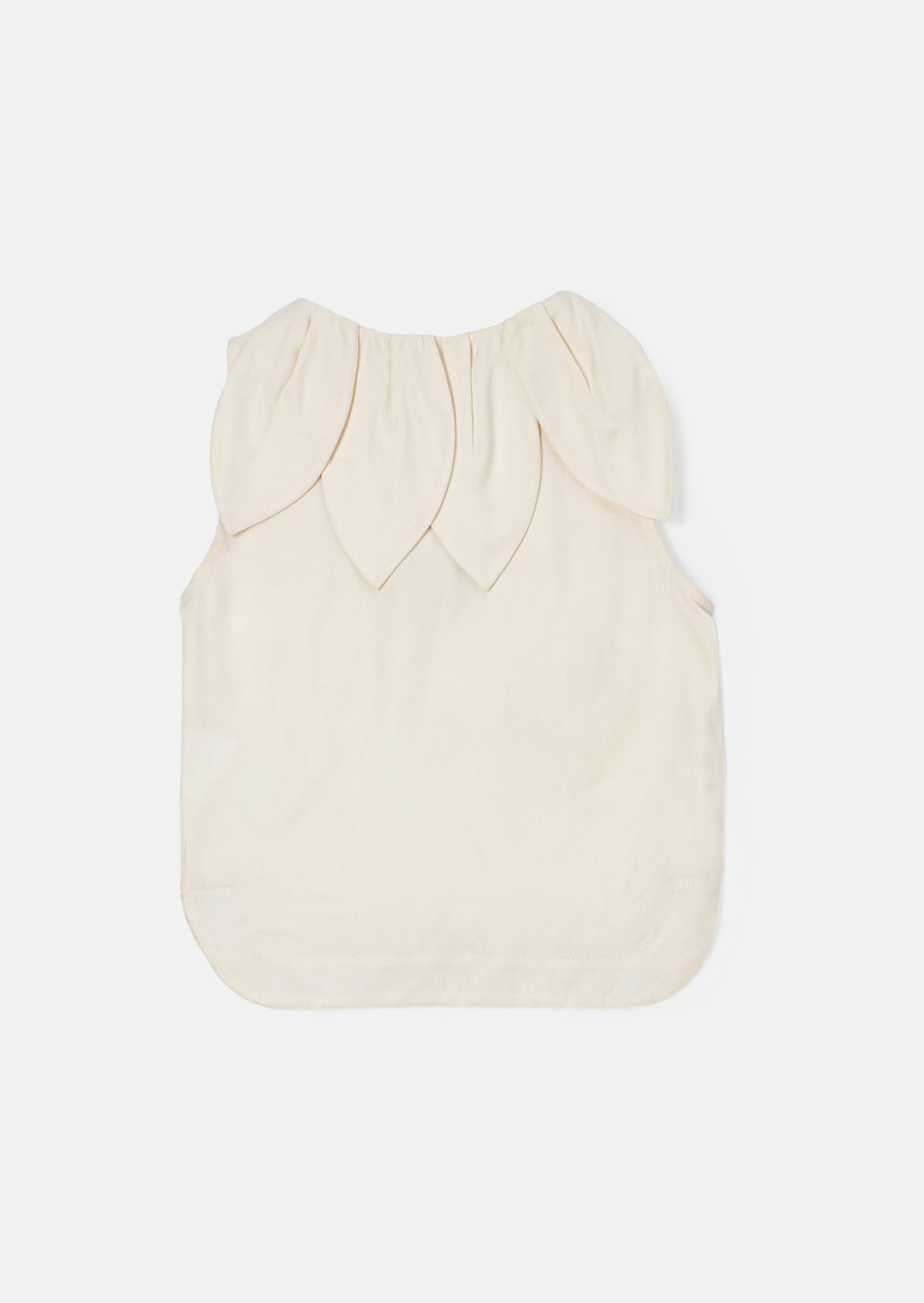 Margaux Elfenbein Blütenblatt Top