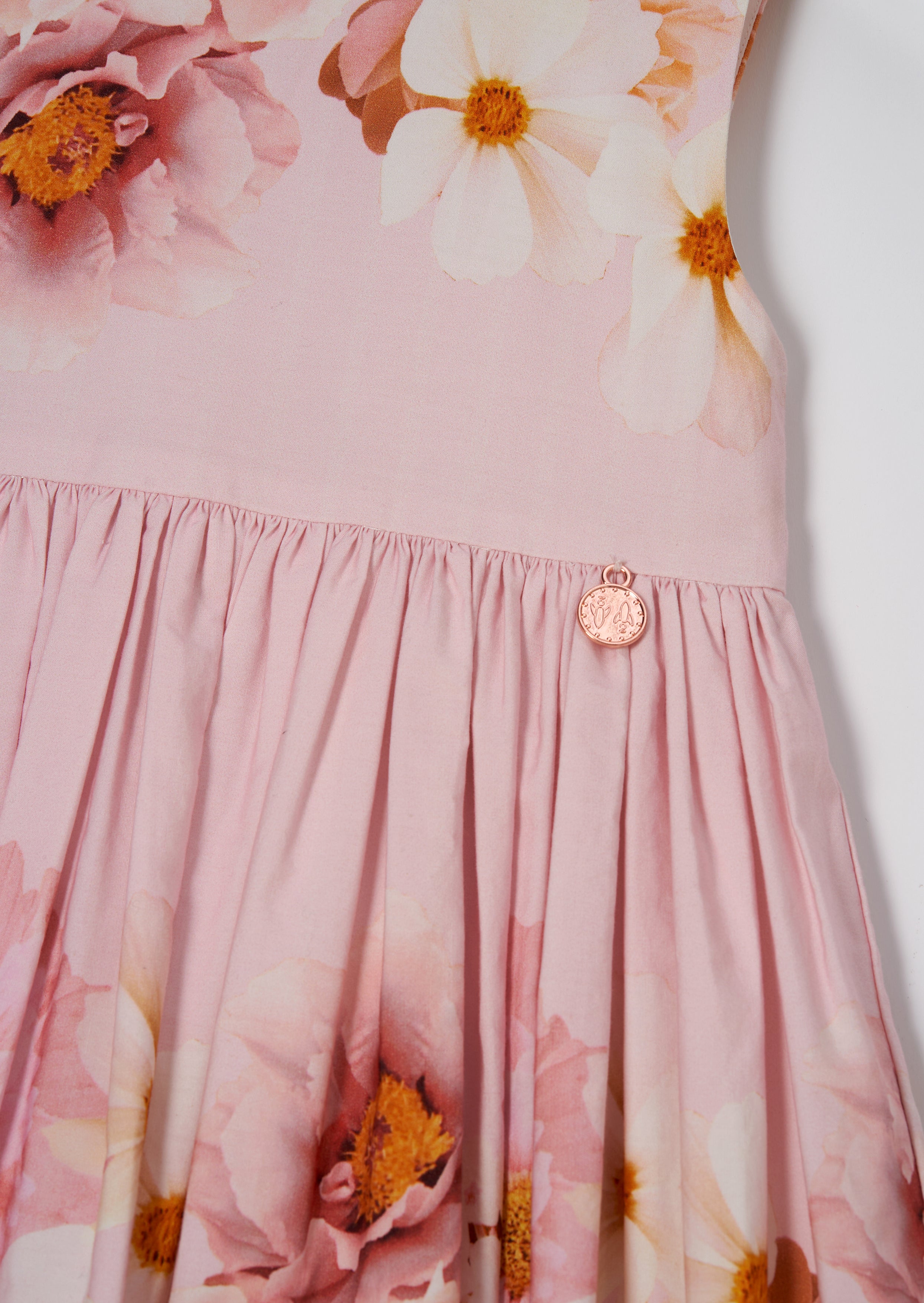 إميليا فستان حديقة الأزهار الوردي