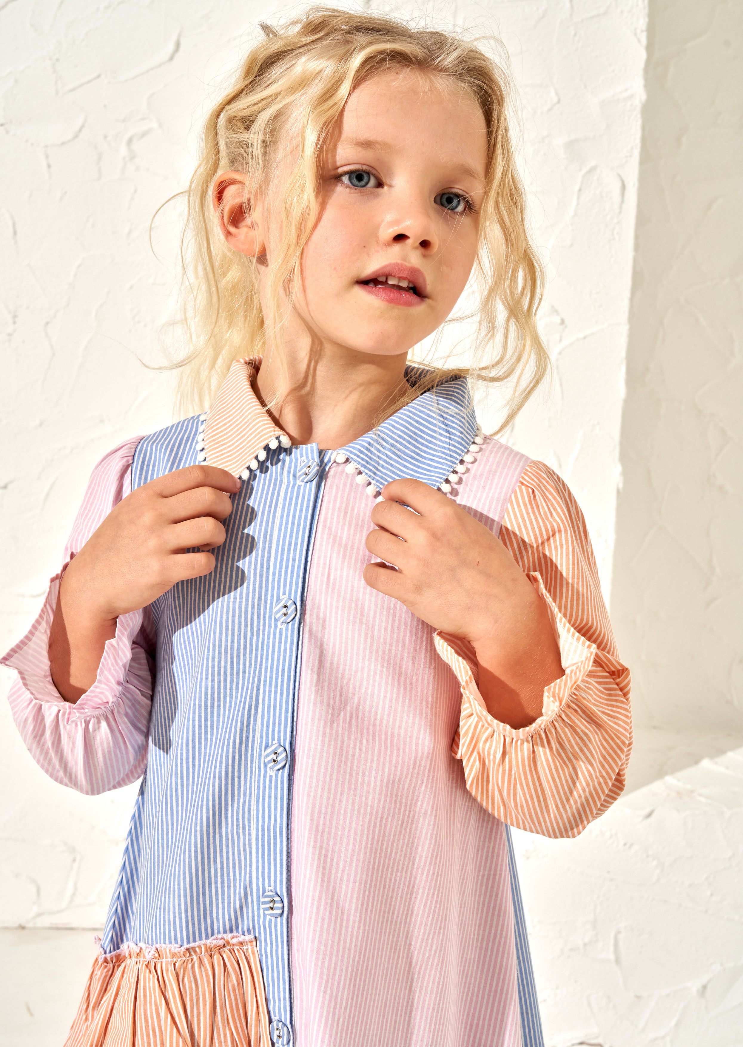 Robe chemise rayée Frankie