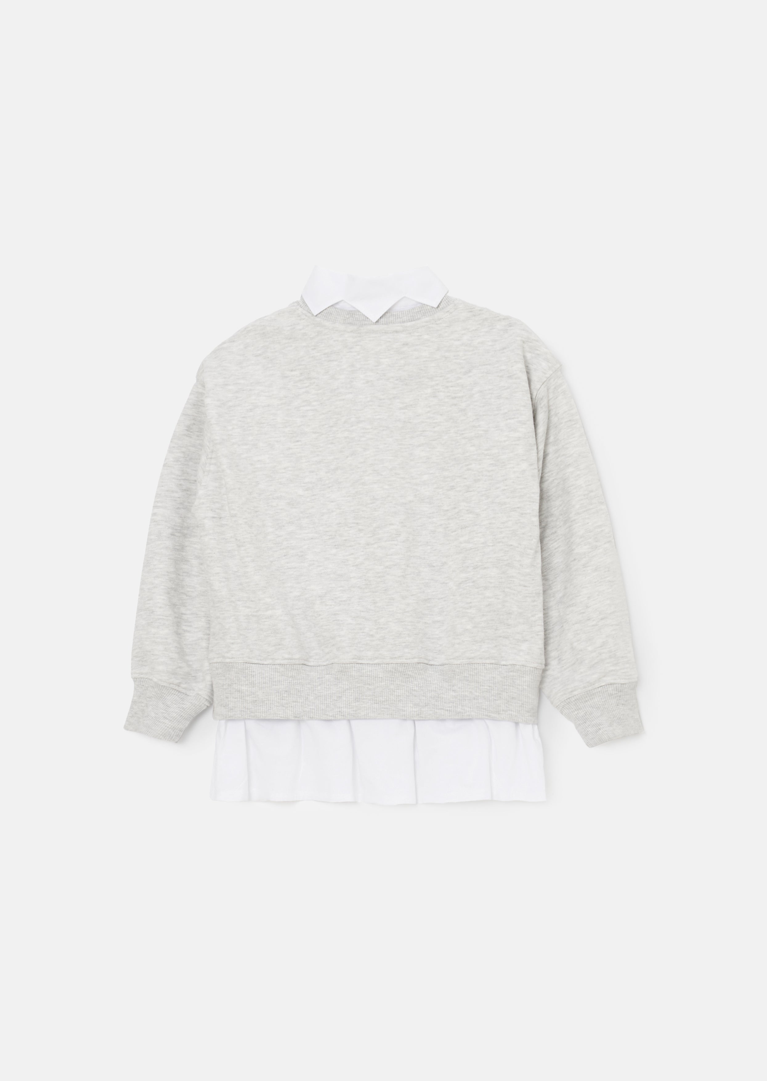 Emilie Grauer Stern Kragen Sweatshirt