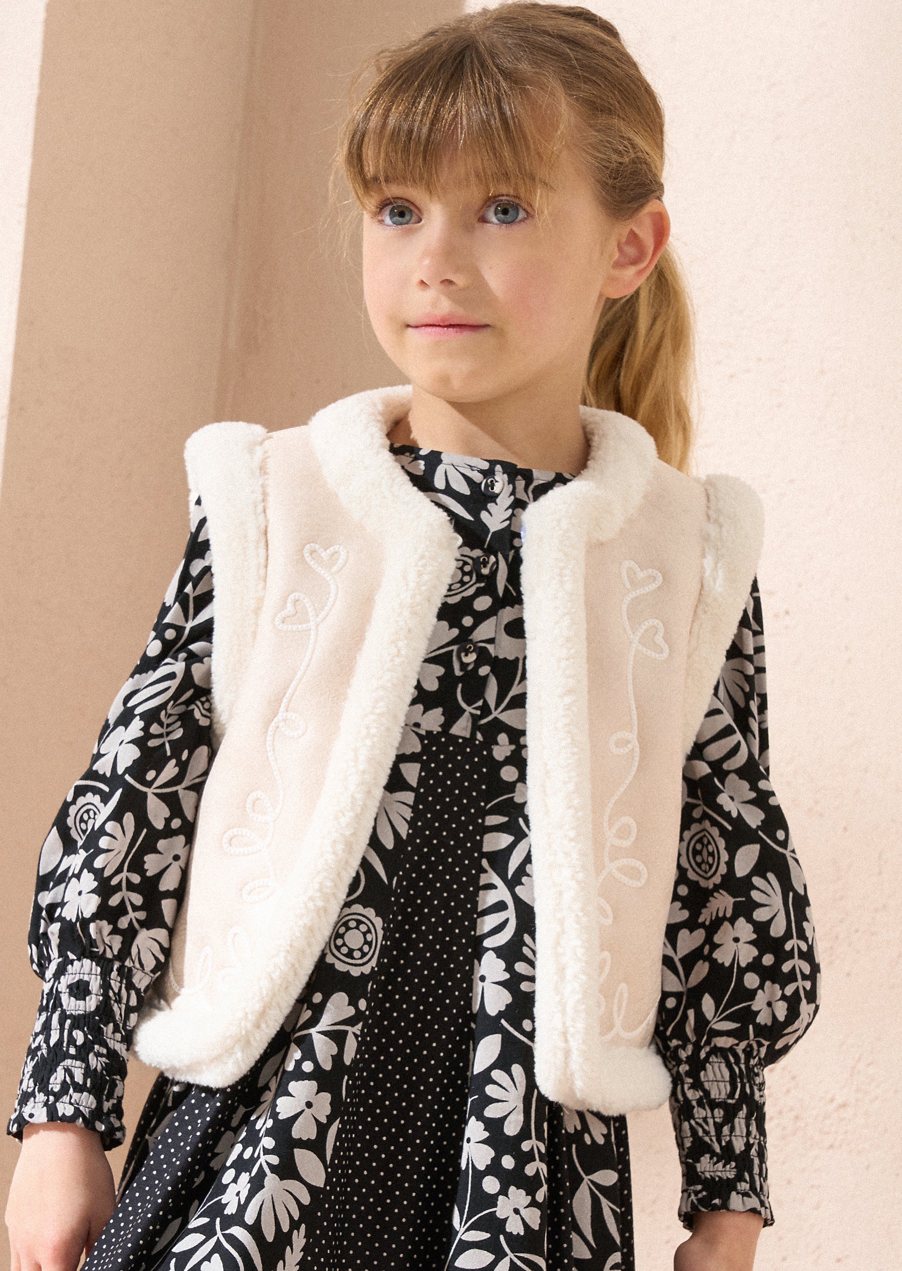 Gilet Femme Gilet sans manches en fausse fourrure 'Body Warmer Outwear