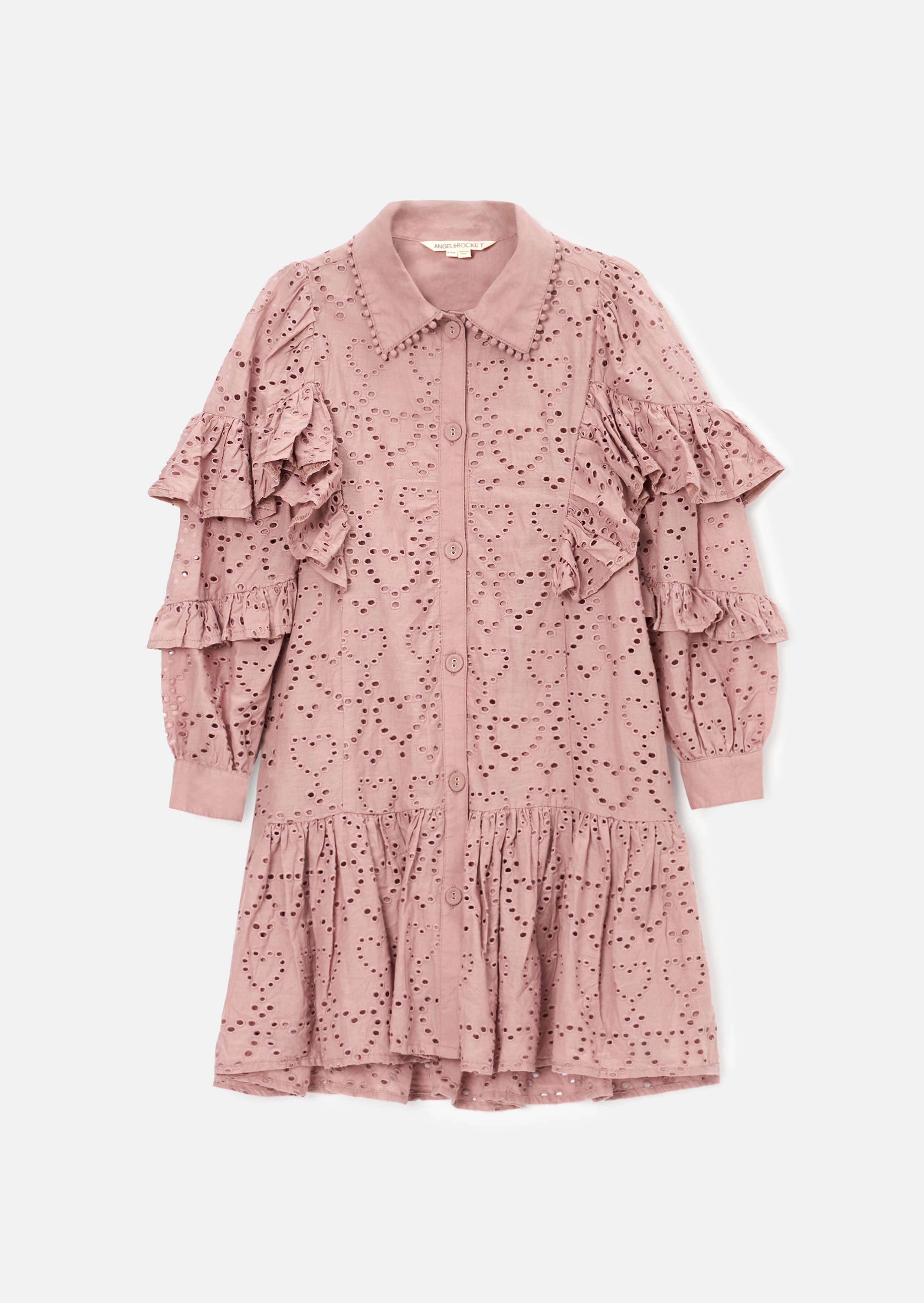 Sukienka koszulowa Amelie Orchid Broderie