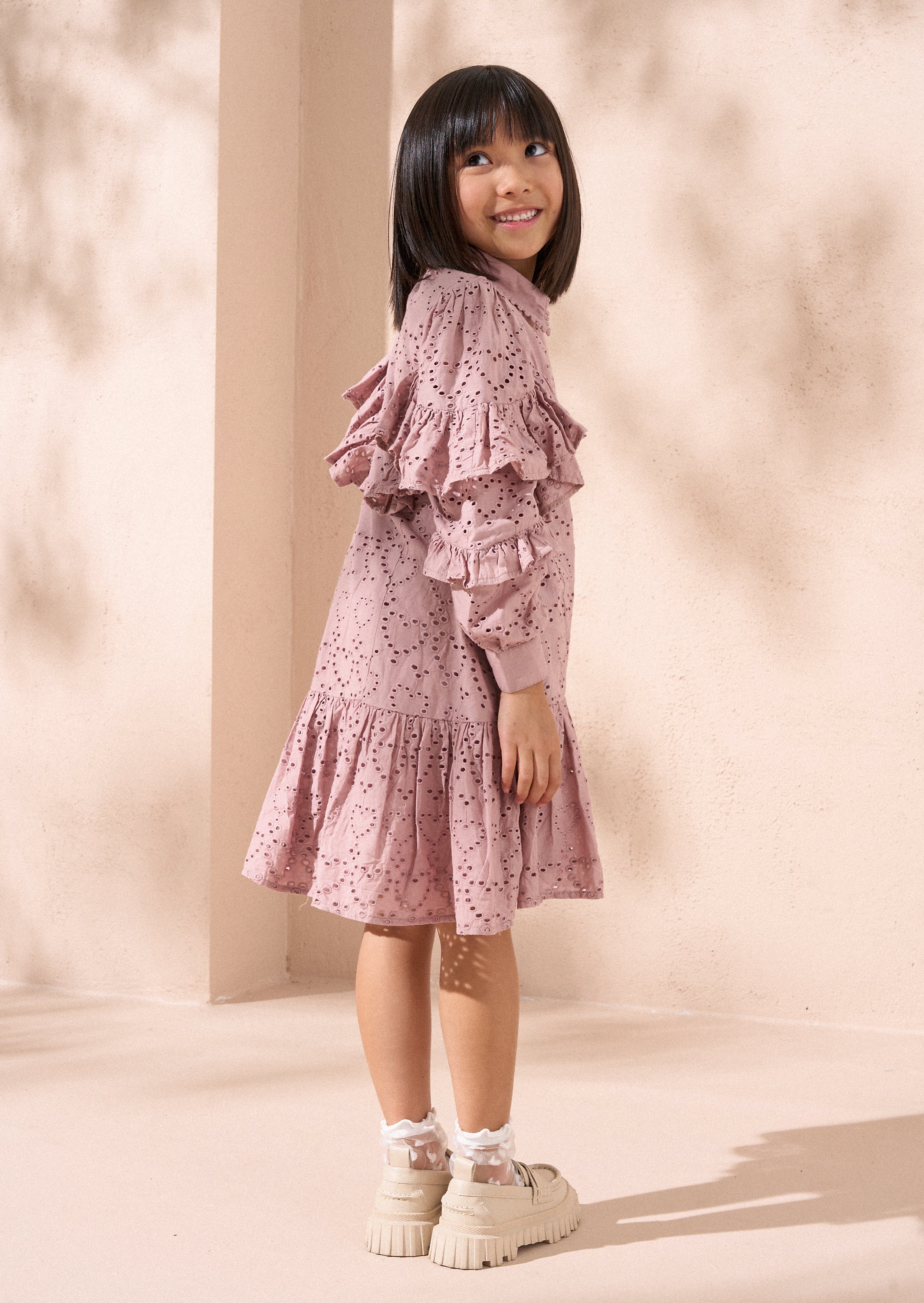 Sukienka koszulowa Amelie Orchid Broderie