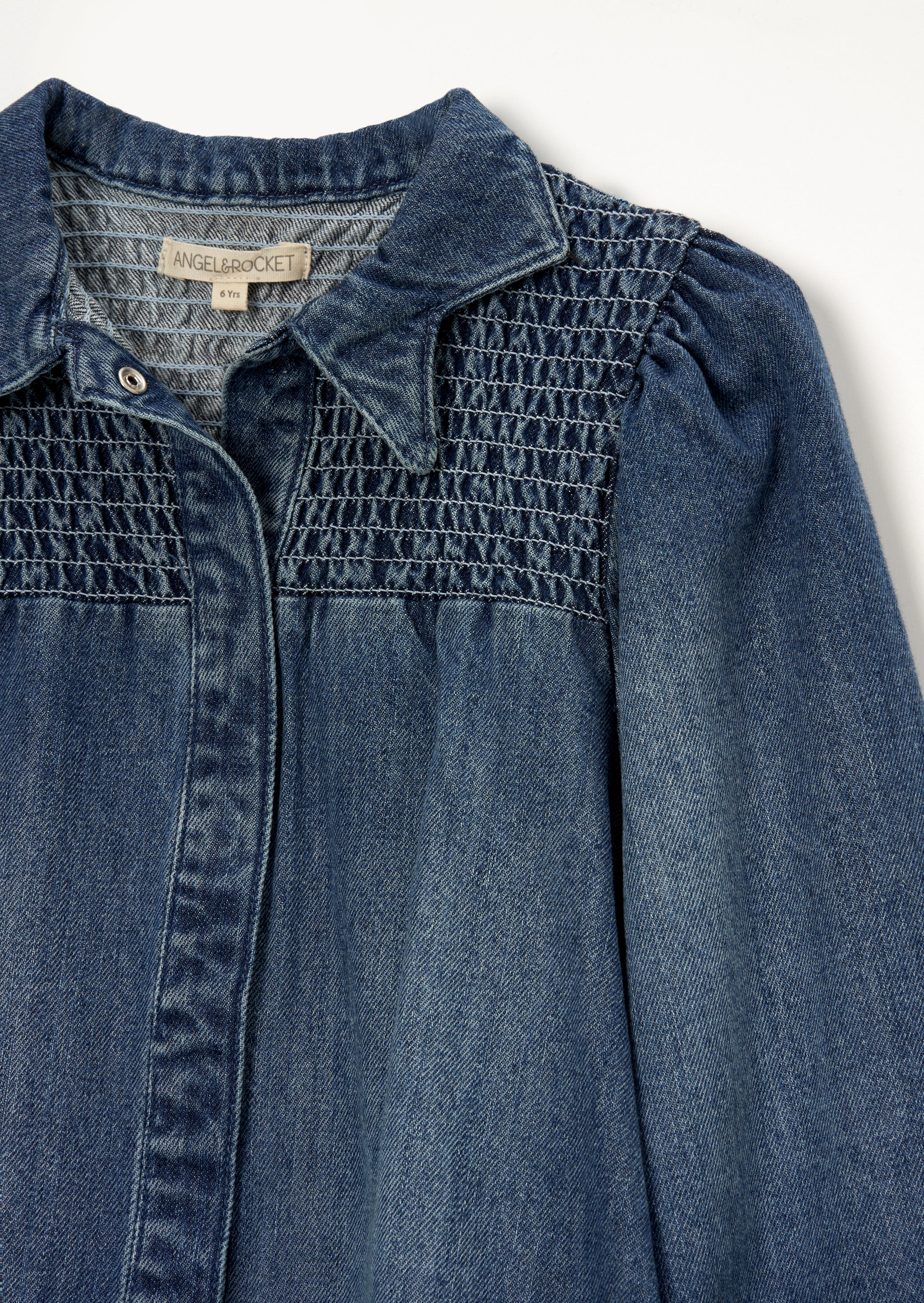 Sukienka z kołnierzem w gwiazdy Rafferty Denim