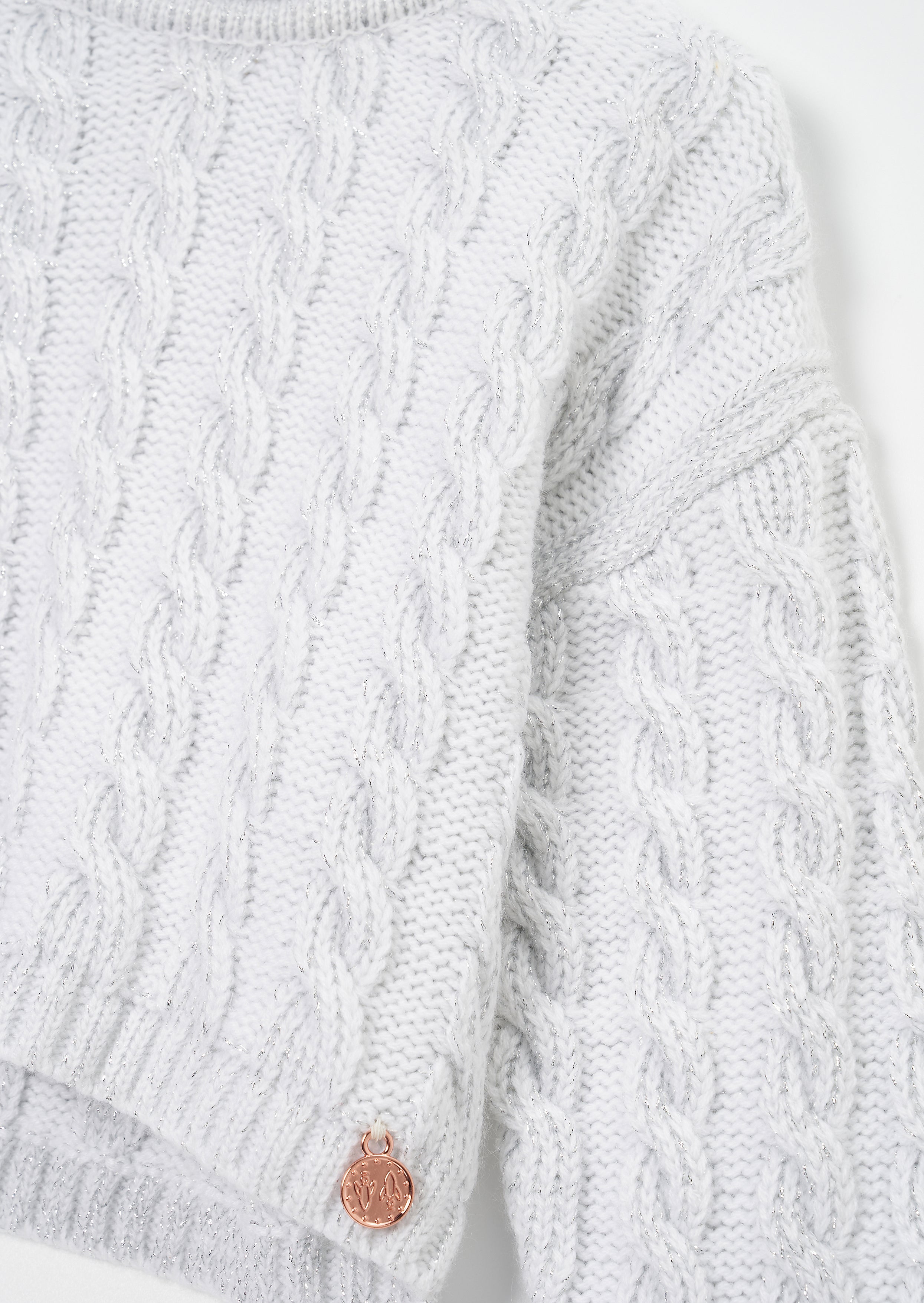 Ariel Silber Metallic Pullover