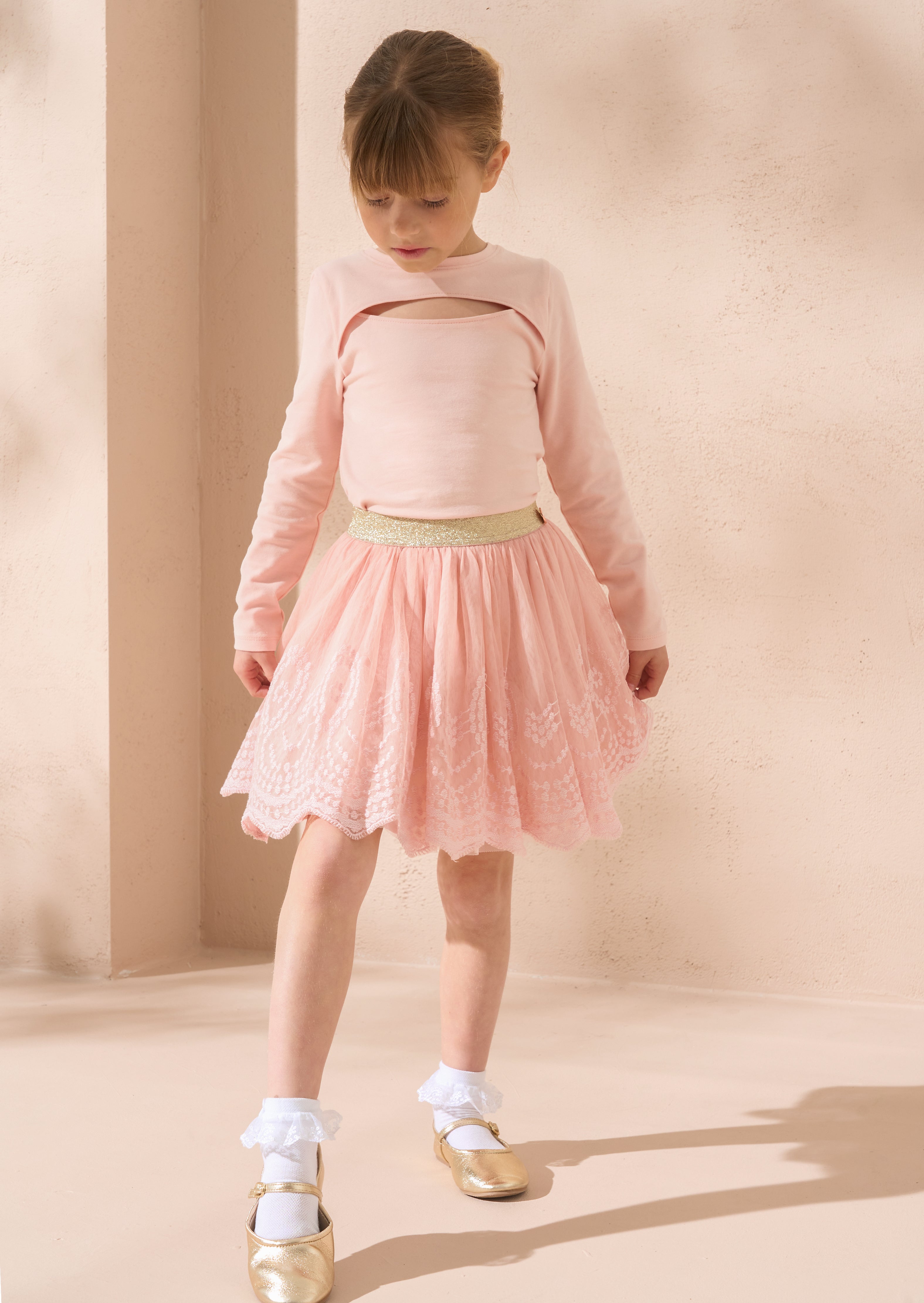 Emma Pink Lace Skirt