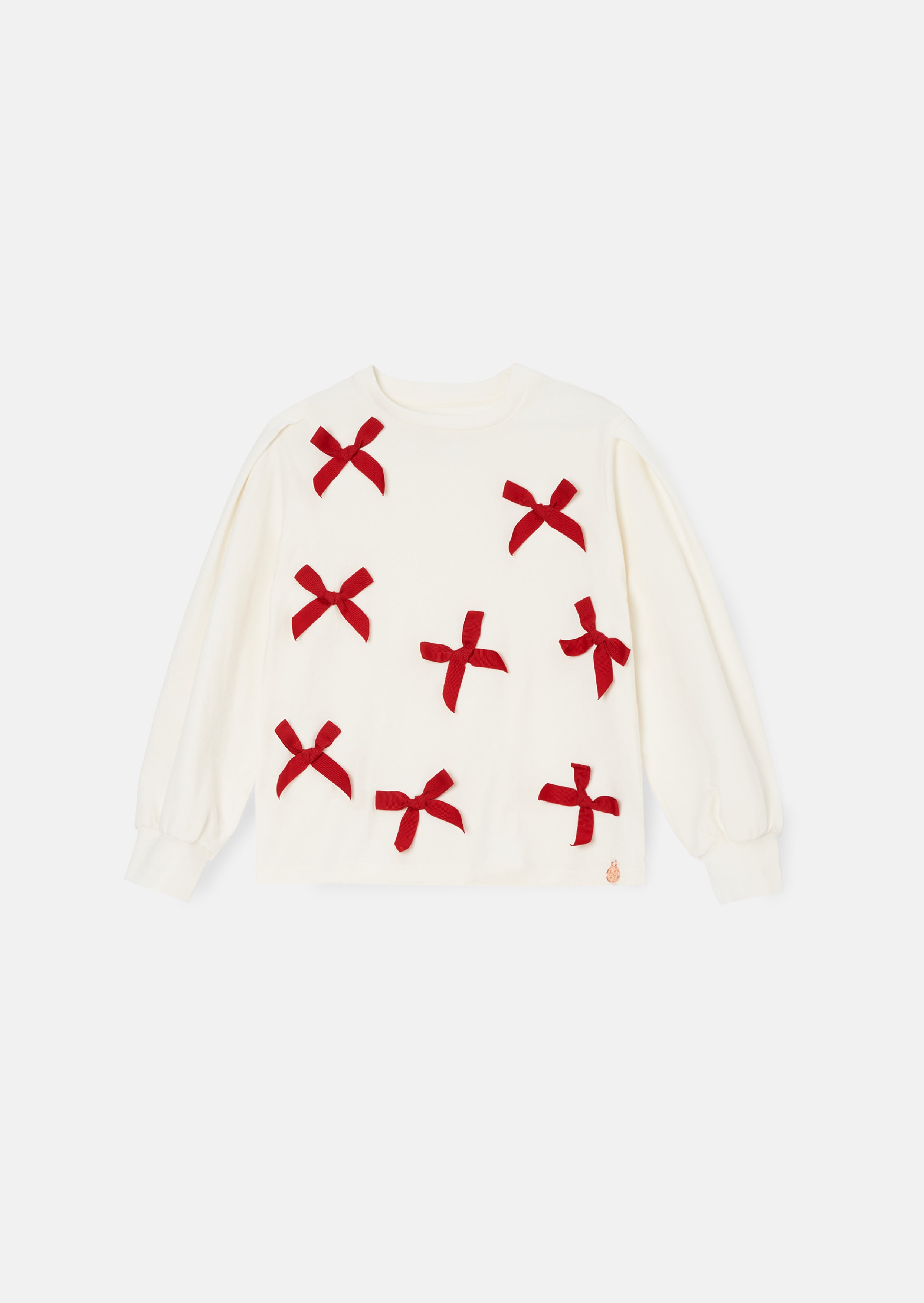 Maglietta Ruby Ivory Bow