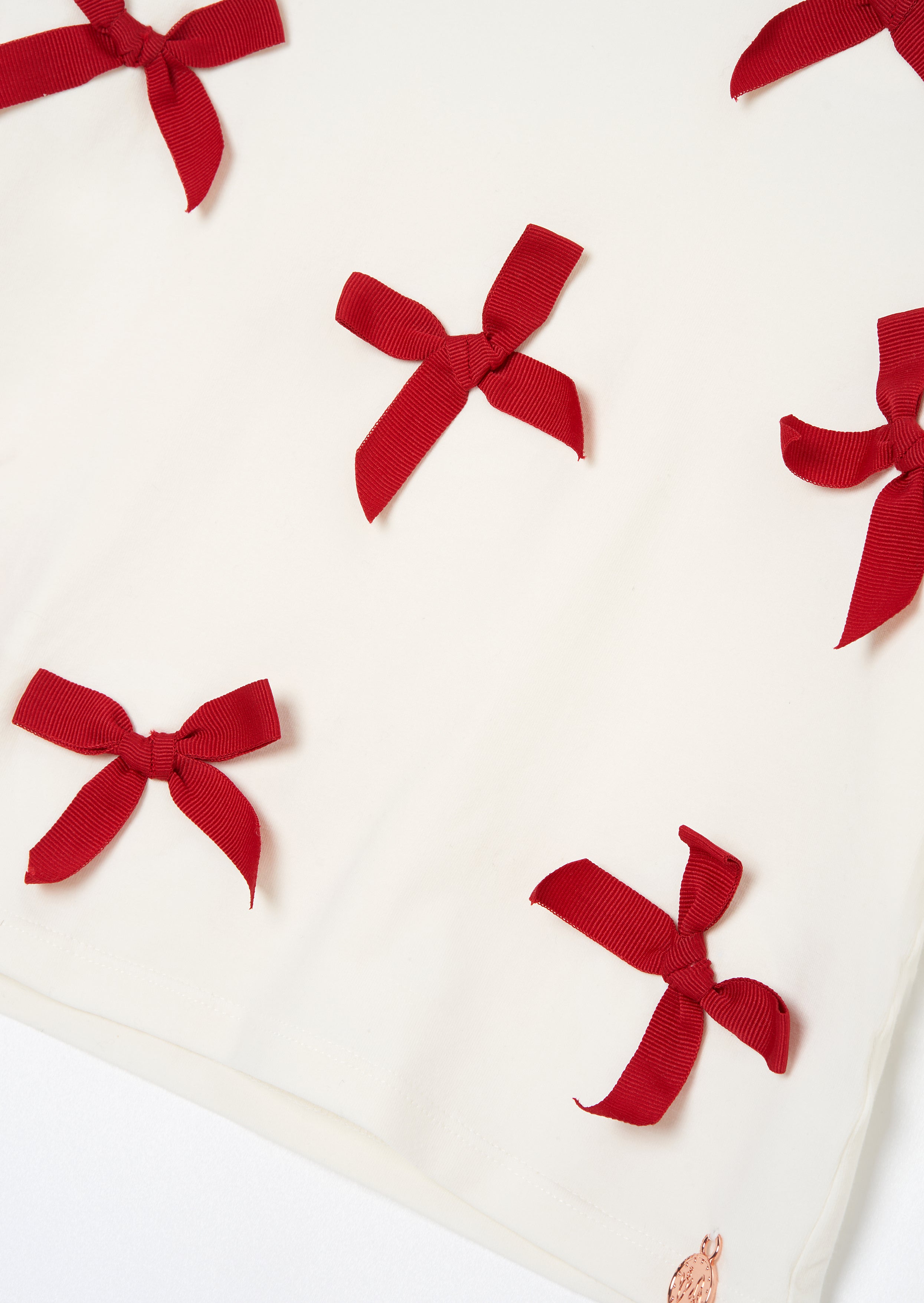 Maglietta Ruby Ivory Bow