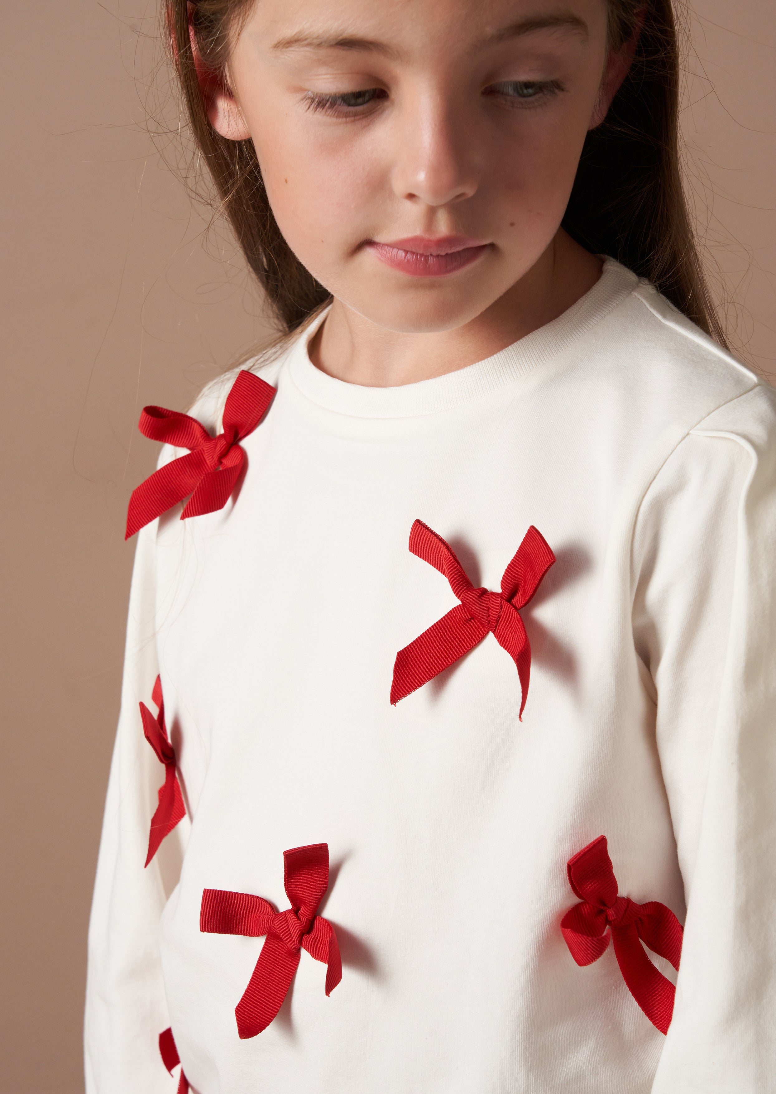 Maglietta Ruby Ivory Bow