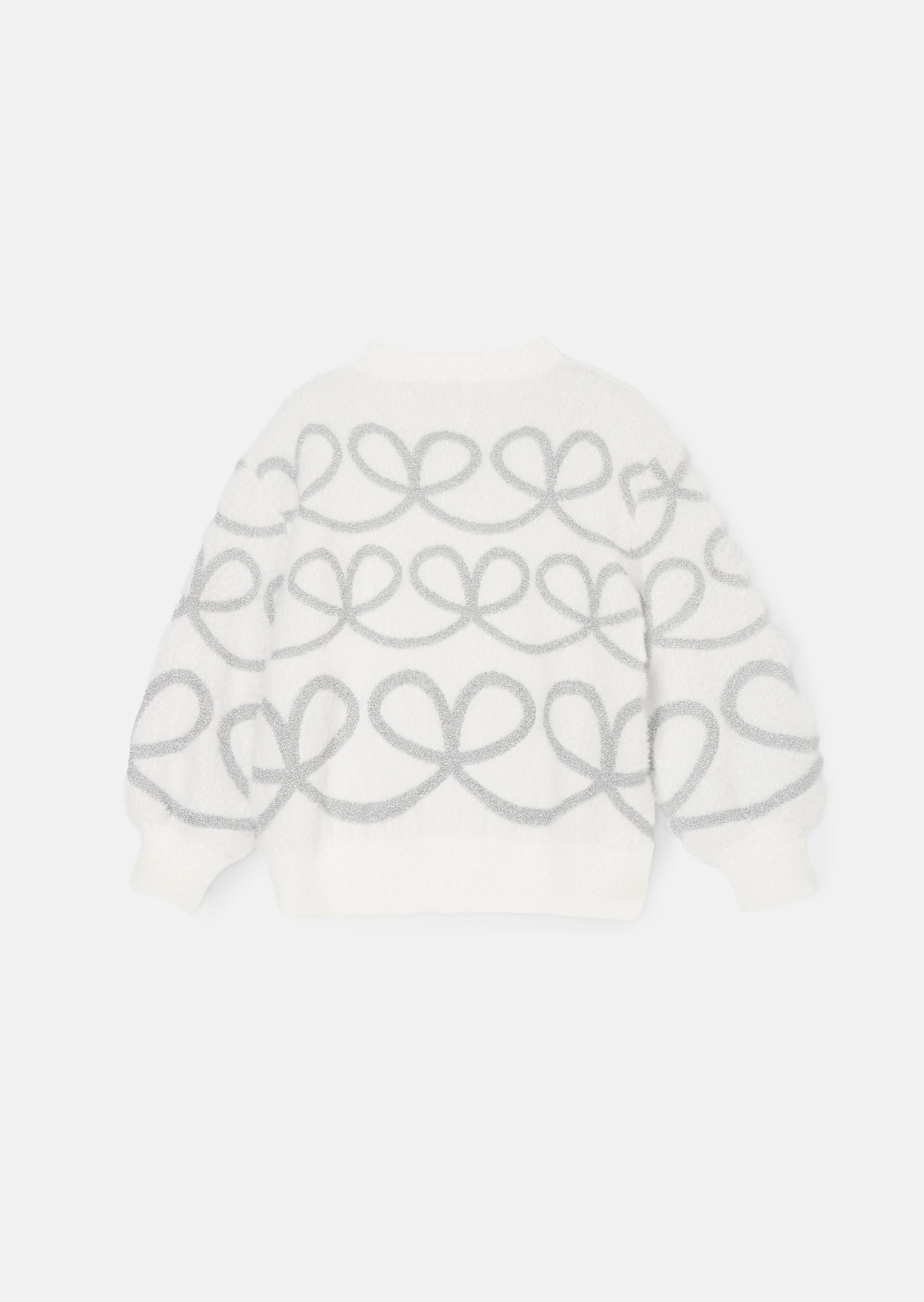 Ana White Lurex Flauschiger Pullover