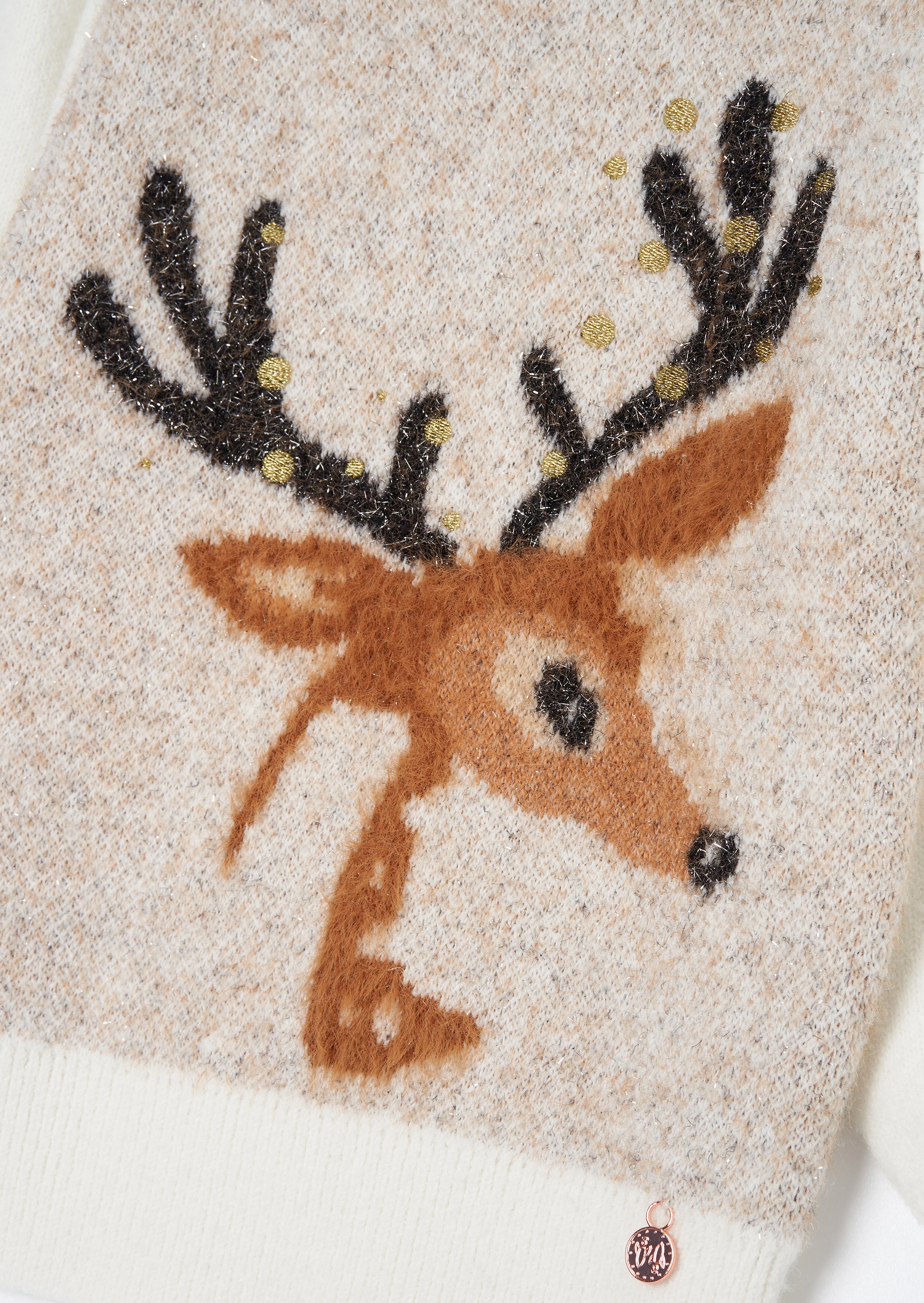 Deidre Natural Deer Jumper