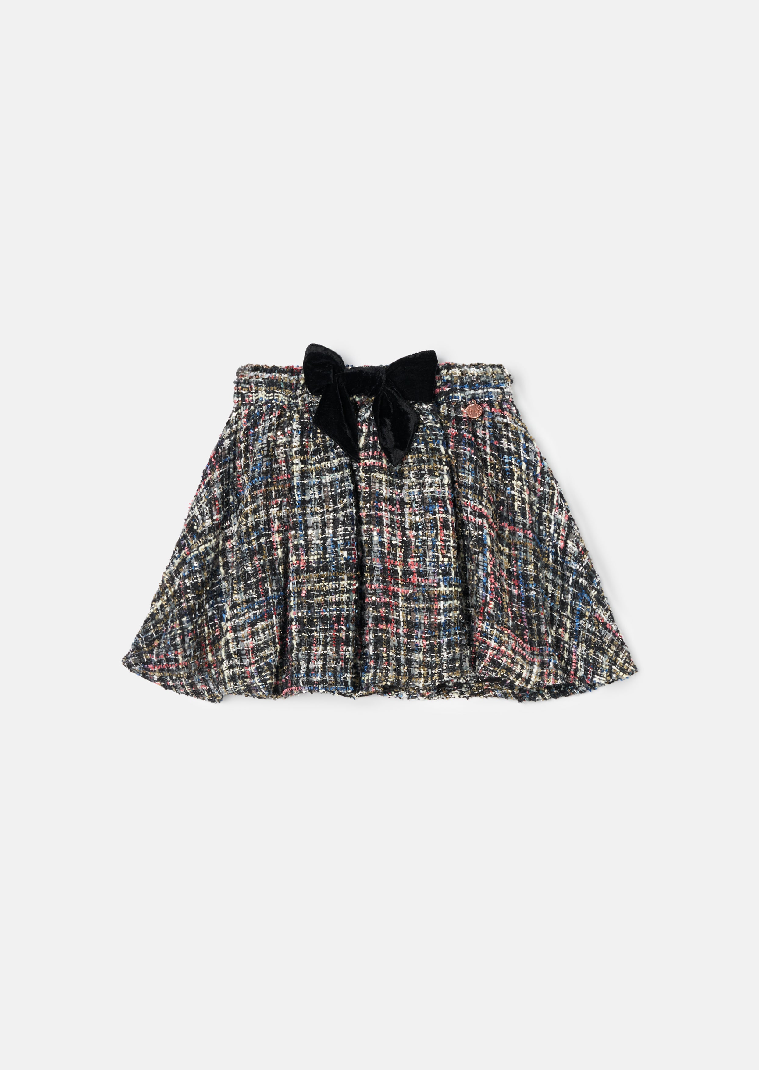 Dancia schwarzer Tweed-Rock