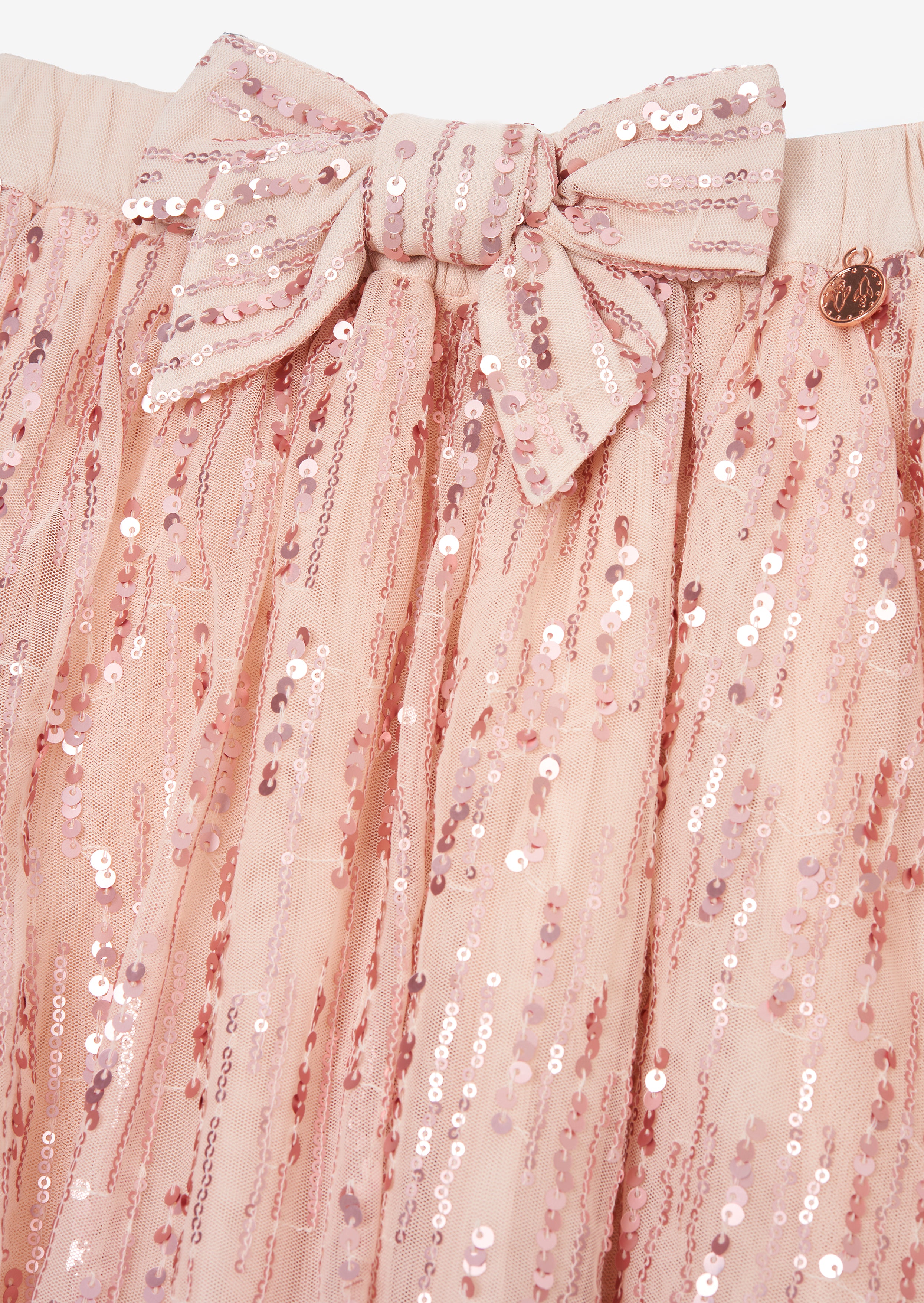 Elle rosa Paillettenrock