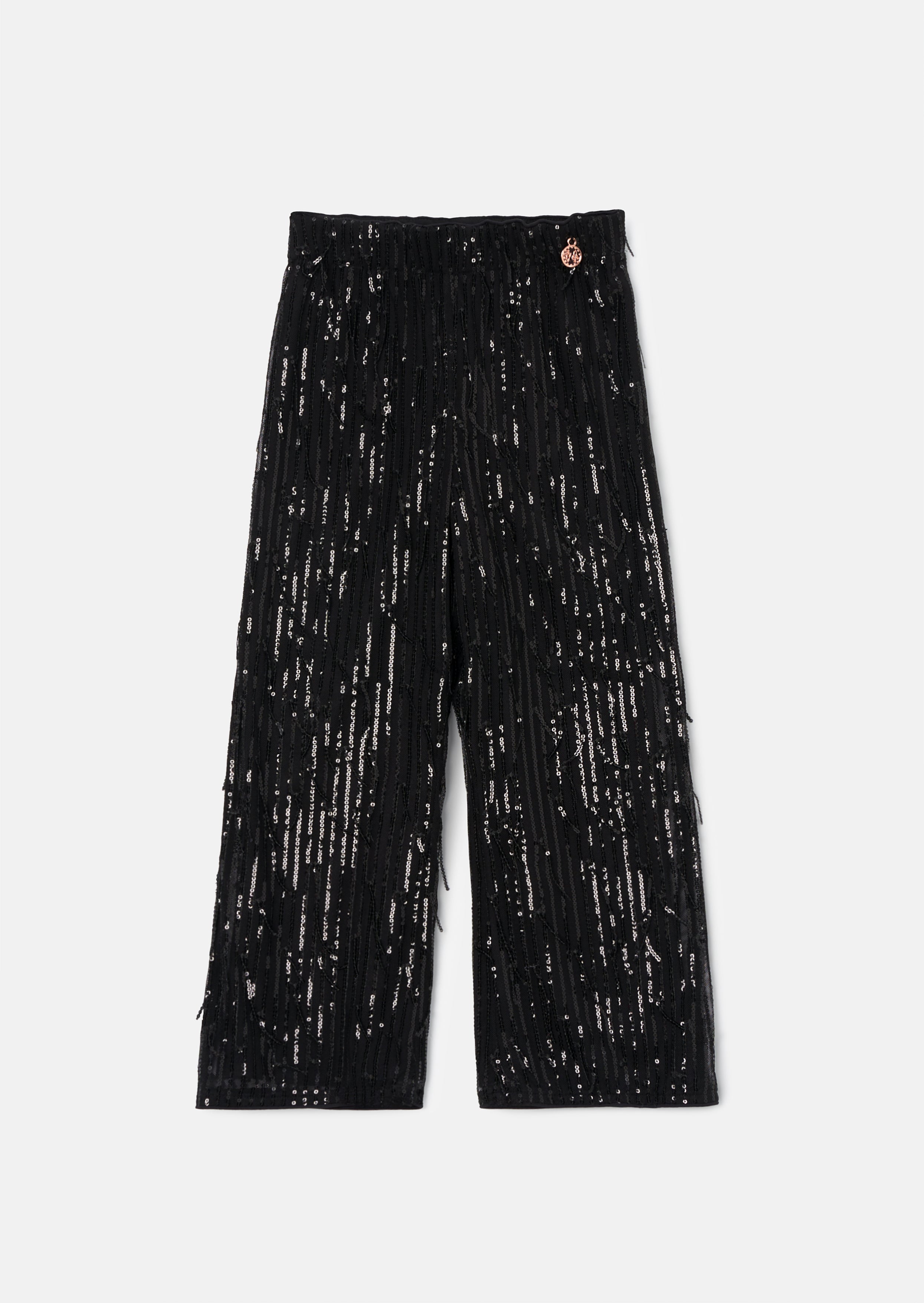 بنطلون Sadie Black Tassel Sequin