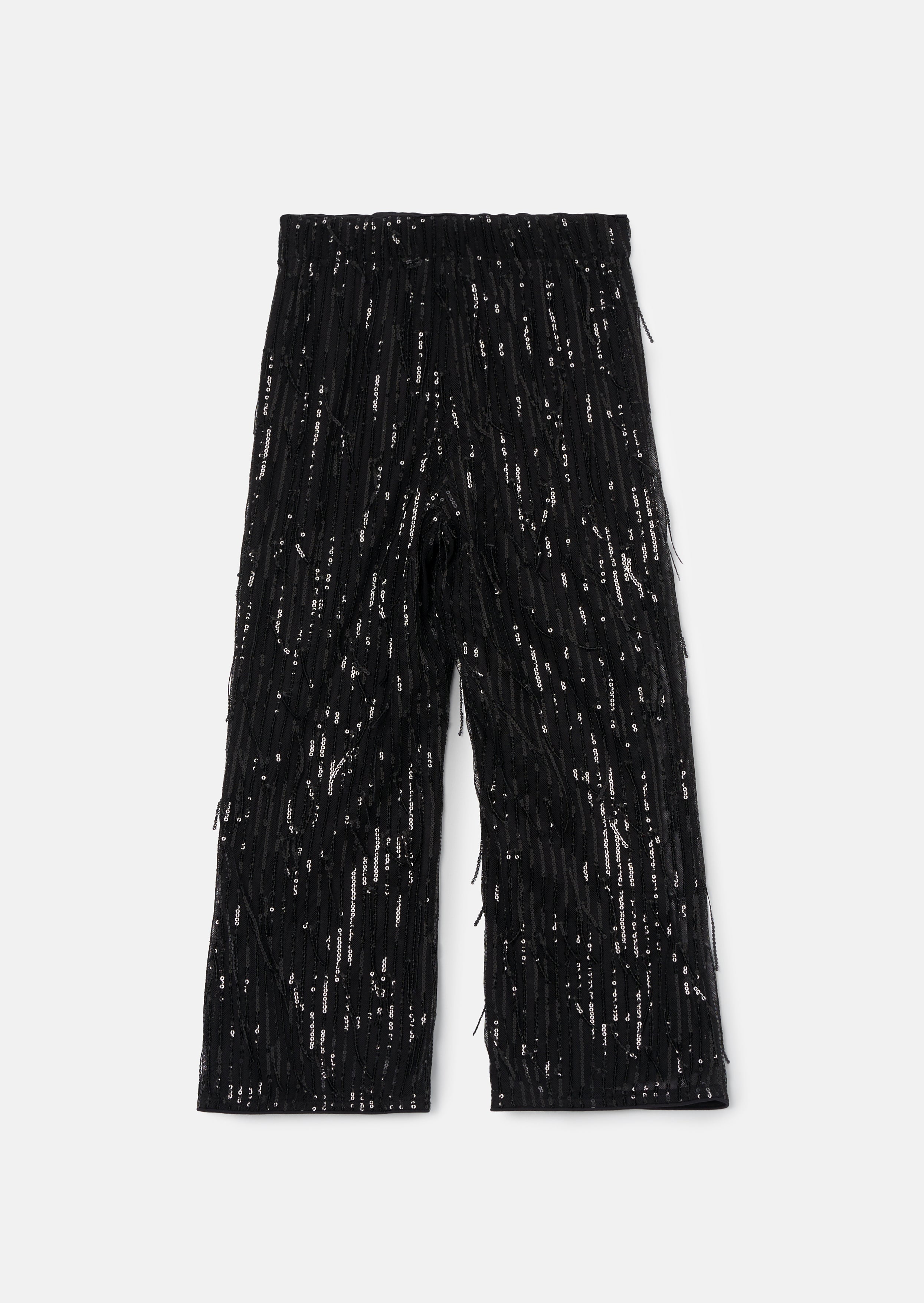 بنطلون Sadie Black Tassel Sequin