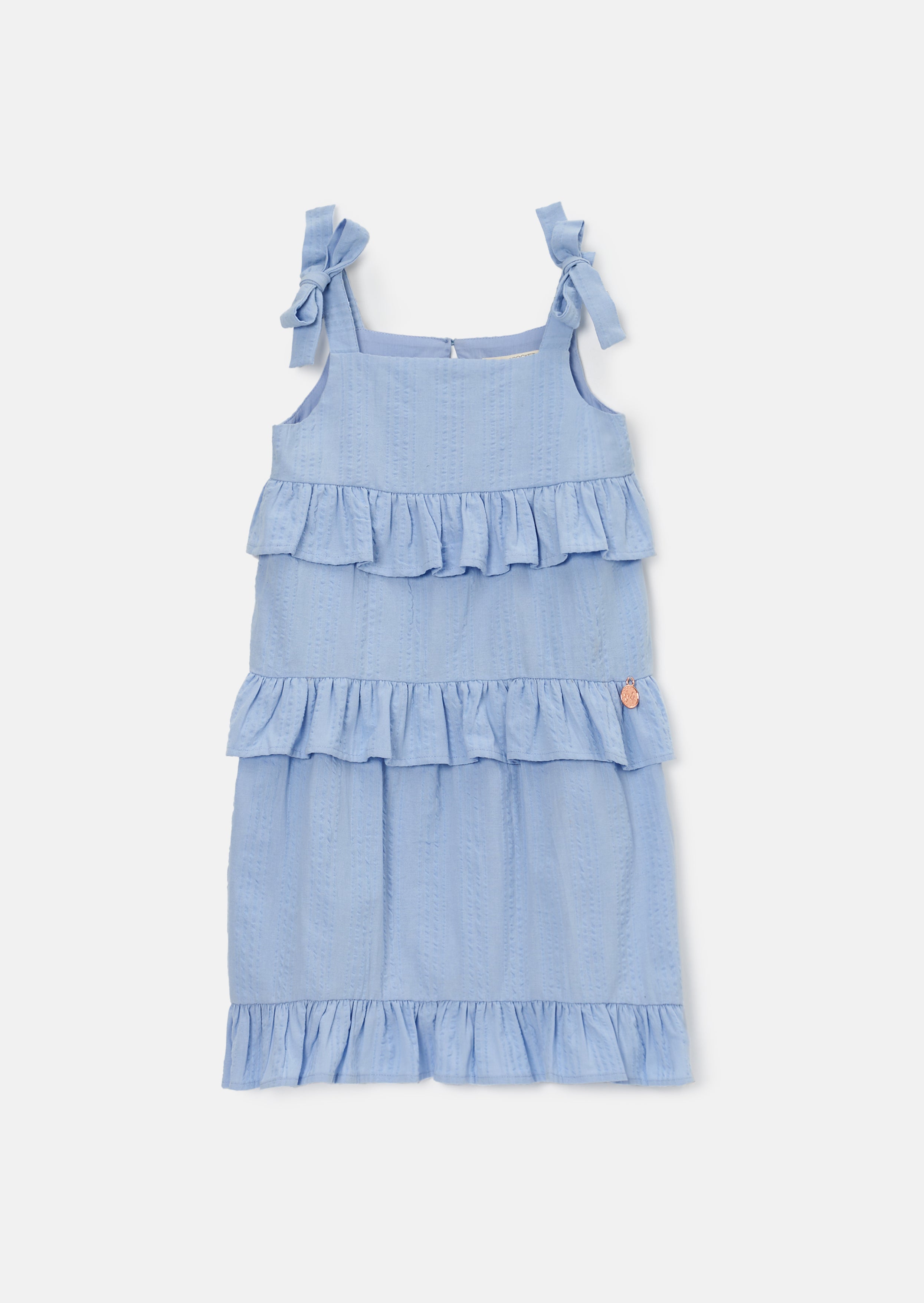Nola blaues Sommerkleid
