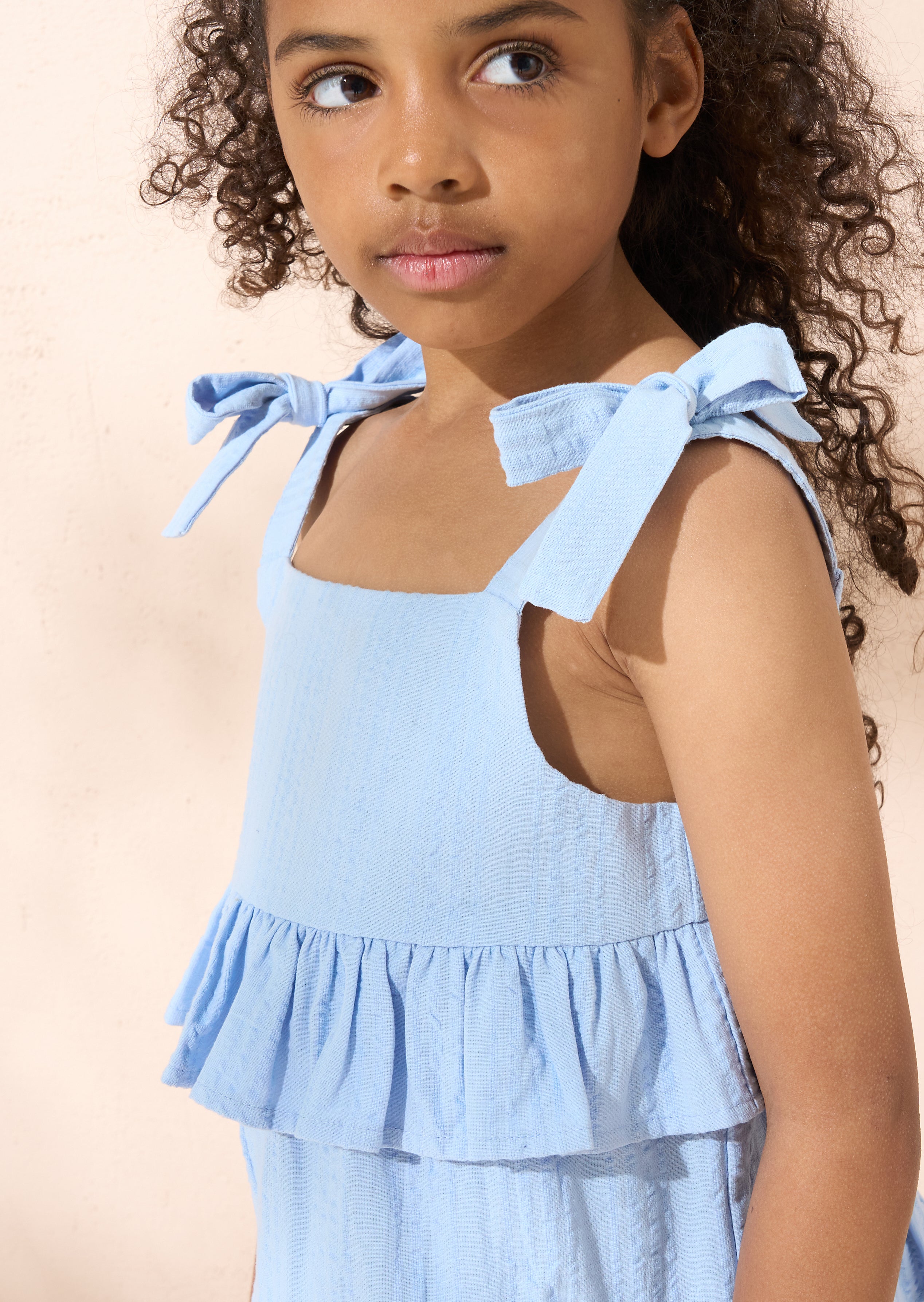 Nola blaues Sommerkleid