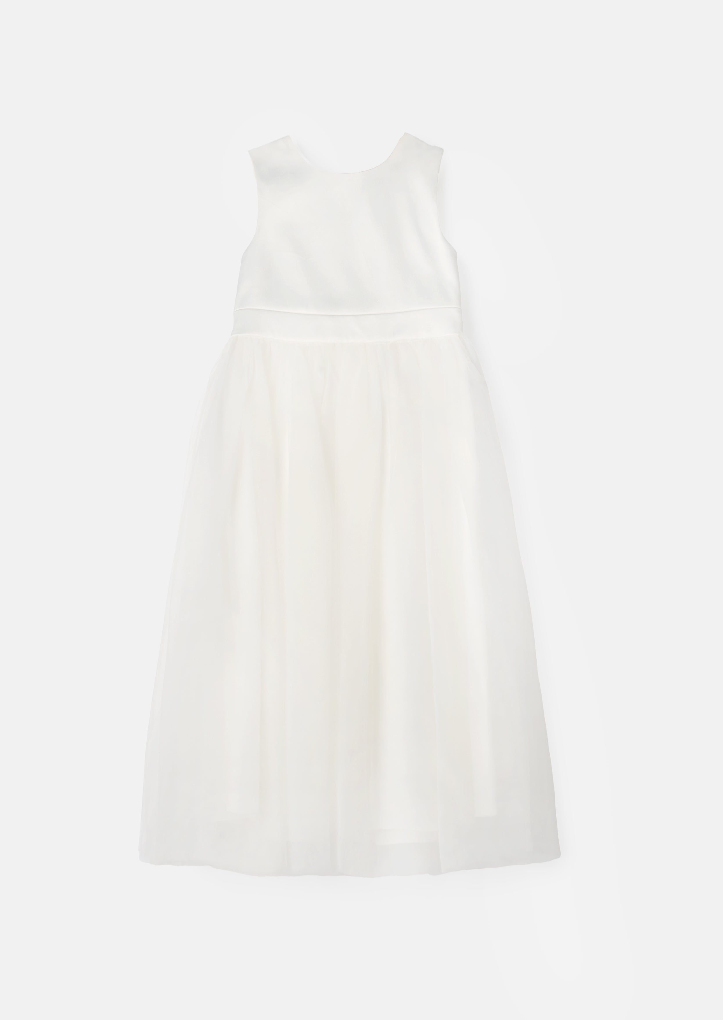 Sukienka Charlotte White Ballerina z kokardą