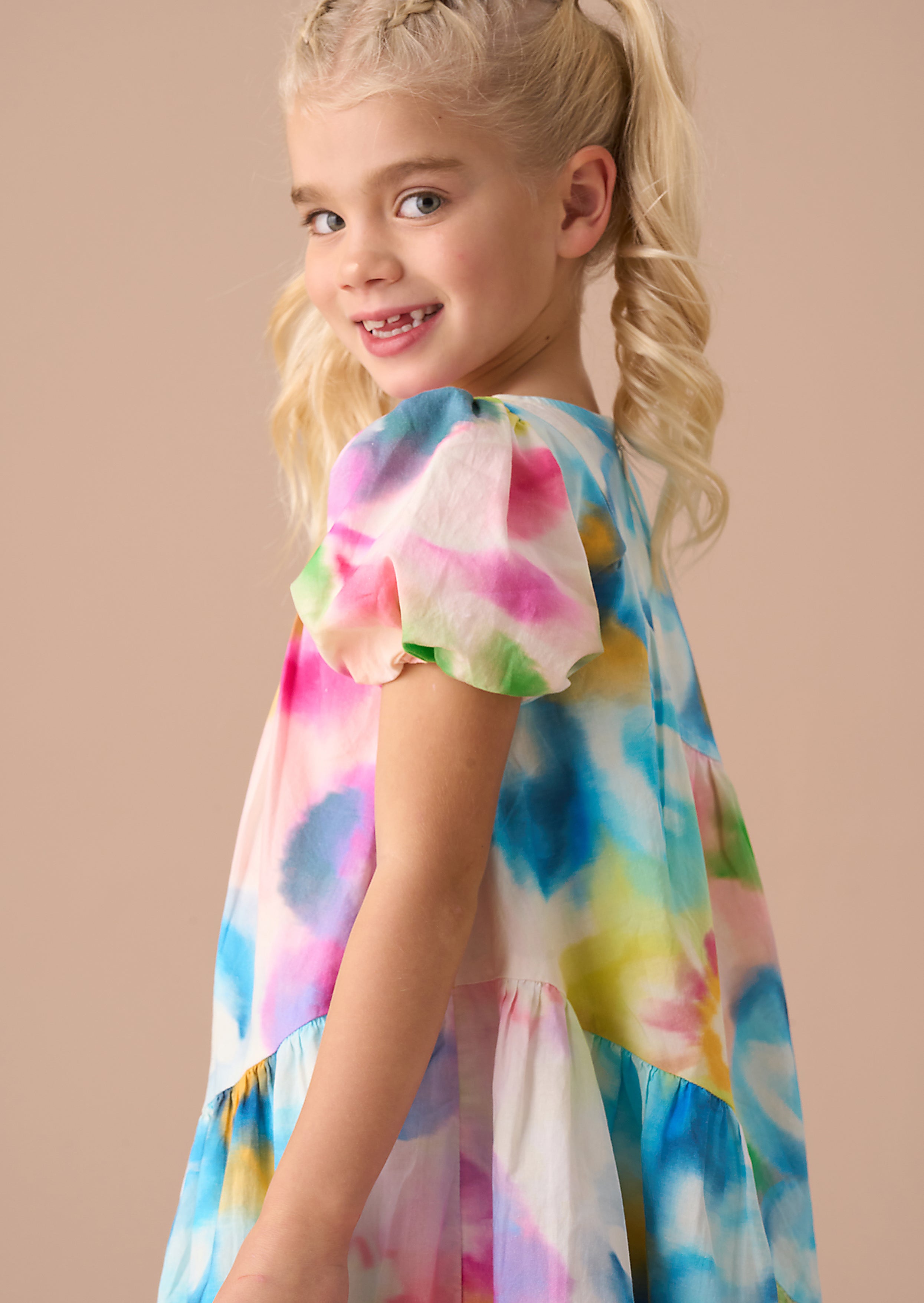 Sukienka Jodie Multi Print Aysmmetric