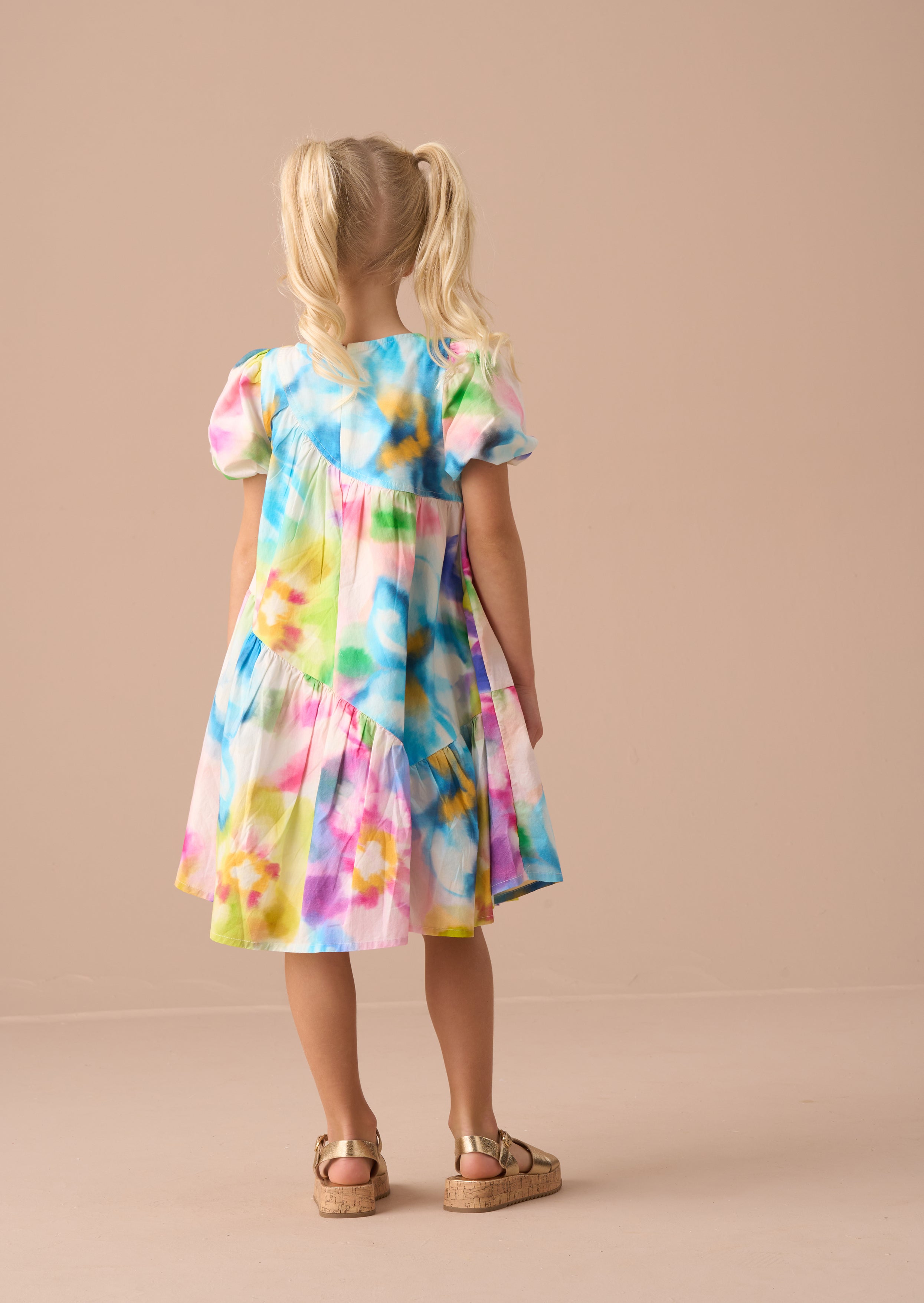 Sukienka Jodie Multi Print Aysmmetric