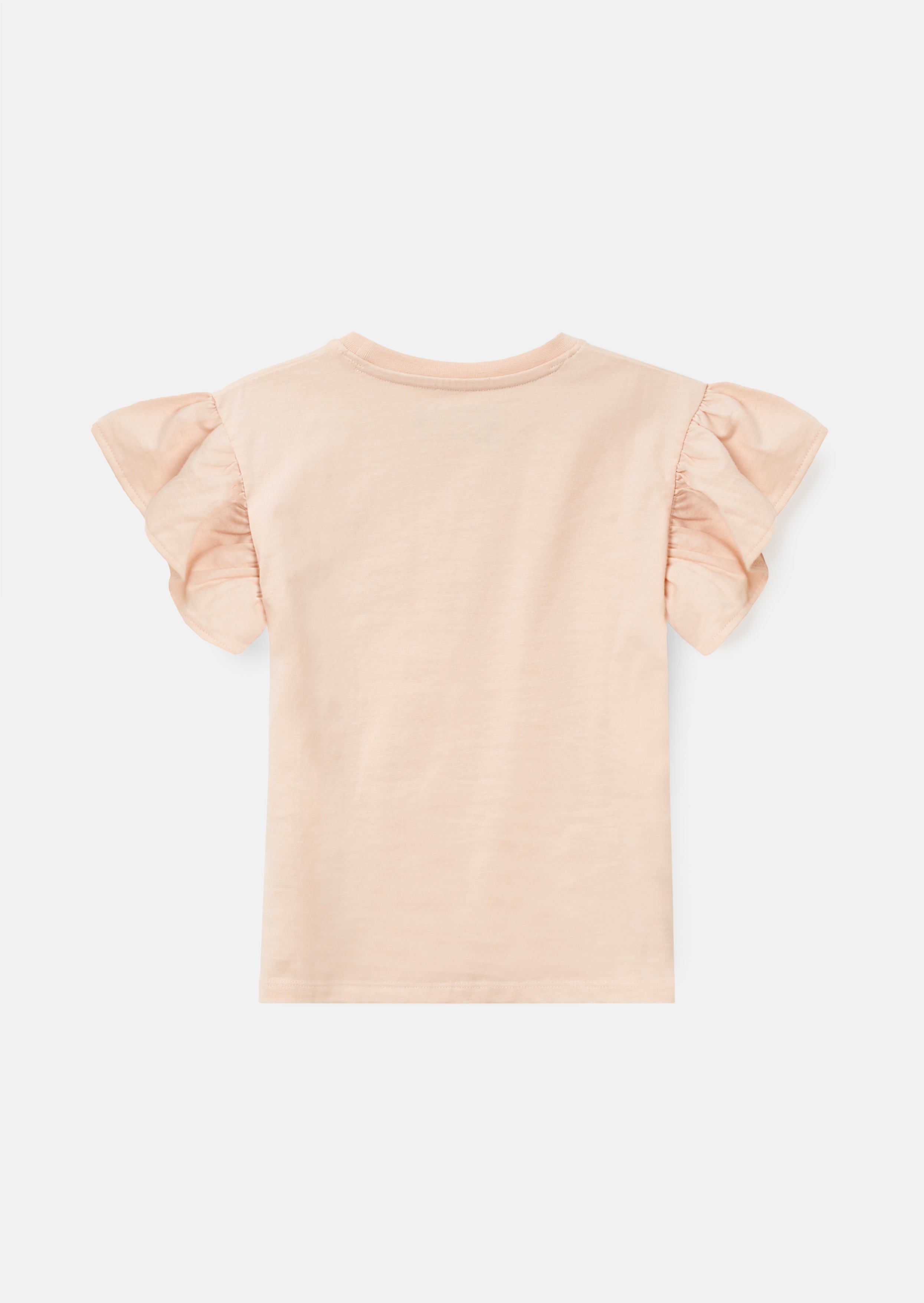 Clara Orange Häkelblumen T-Shirt