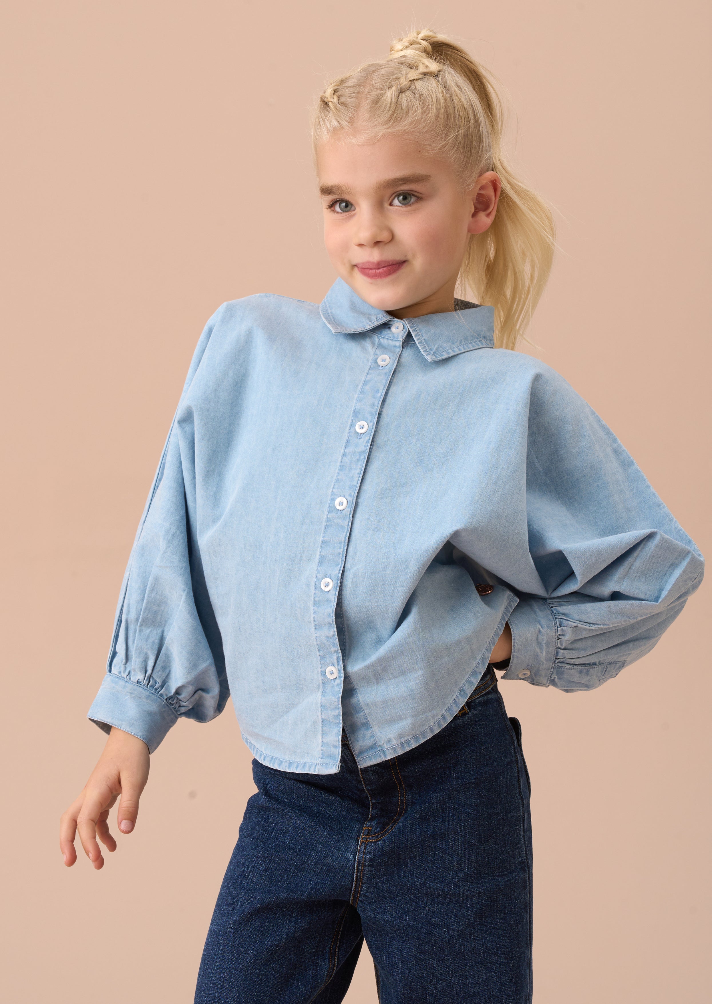Stella Blau Jeanshemd