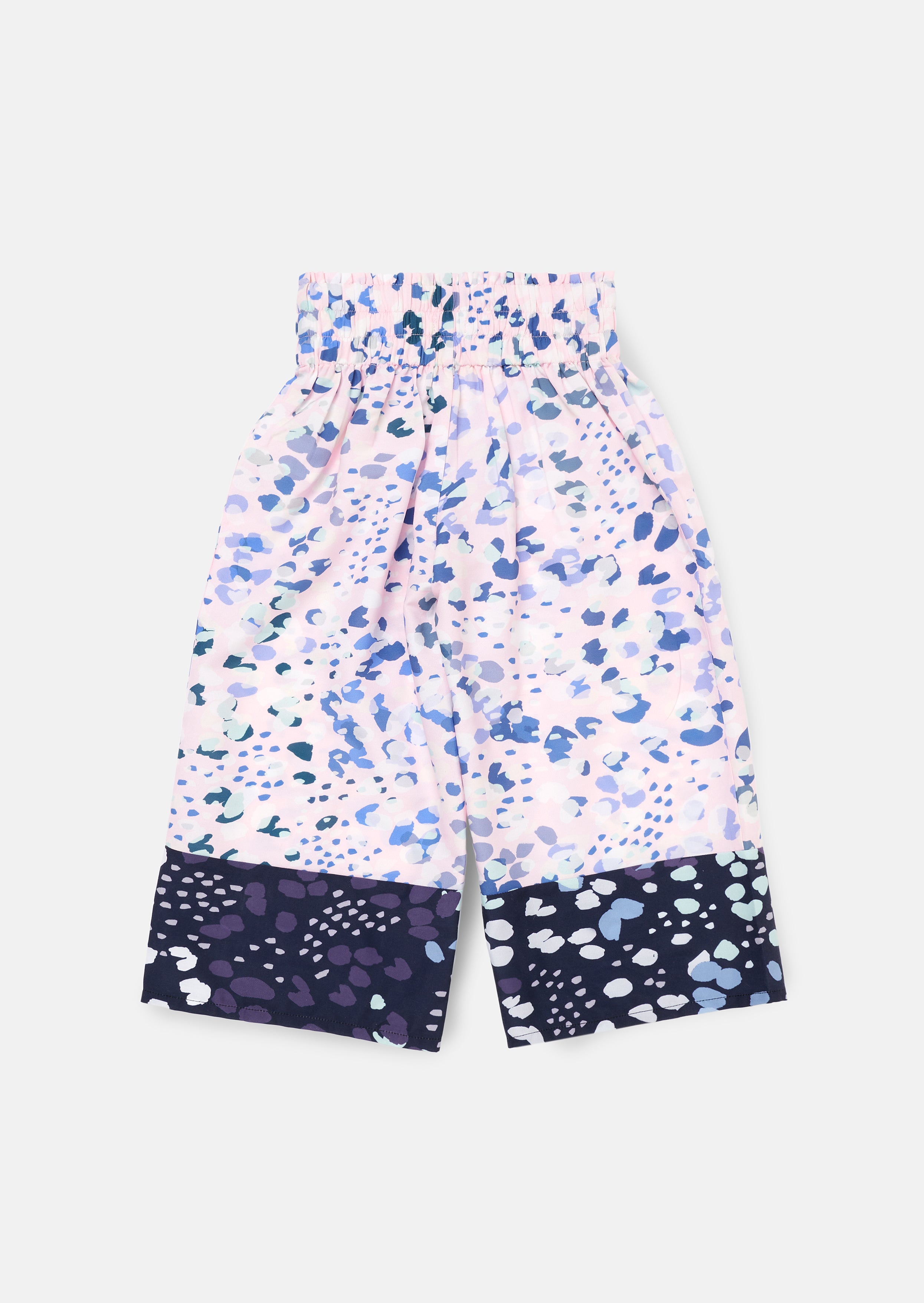 Pantalones estampados con borde rosa Patti