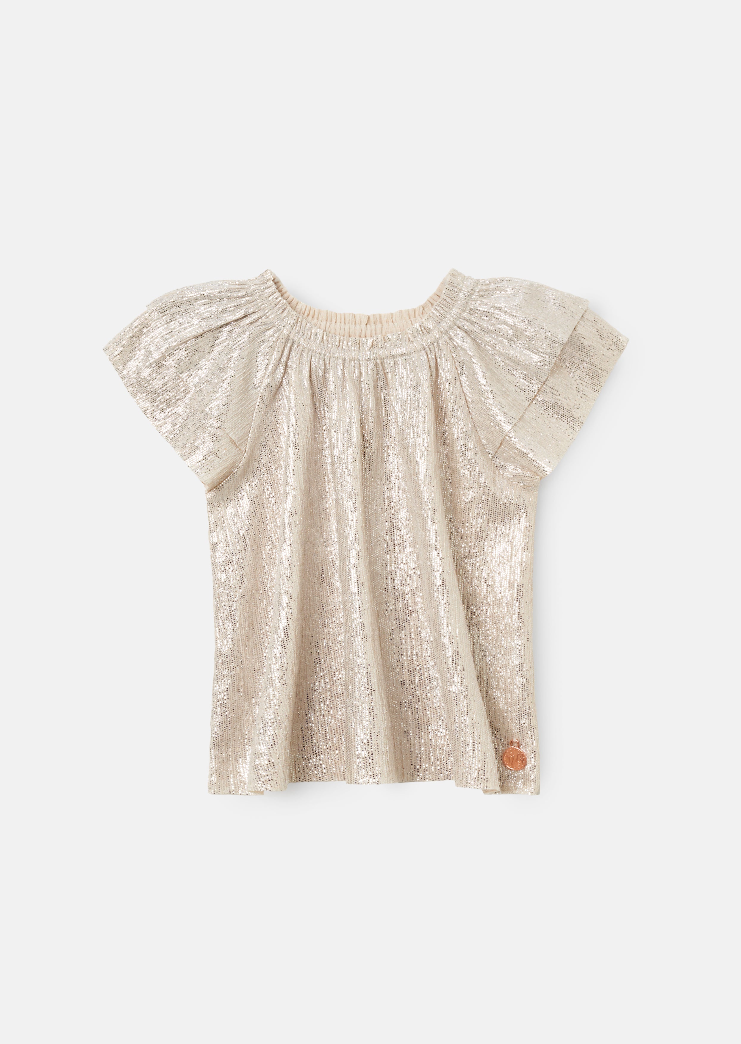 Carmen Silber Top