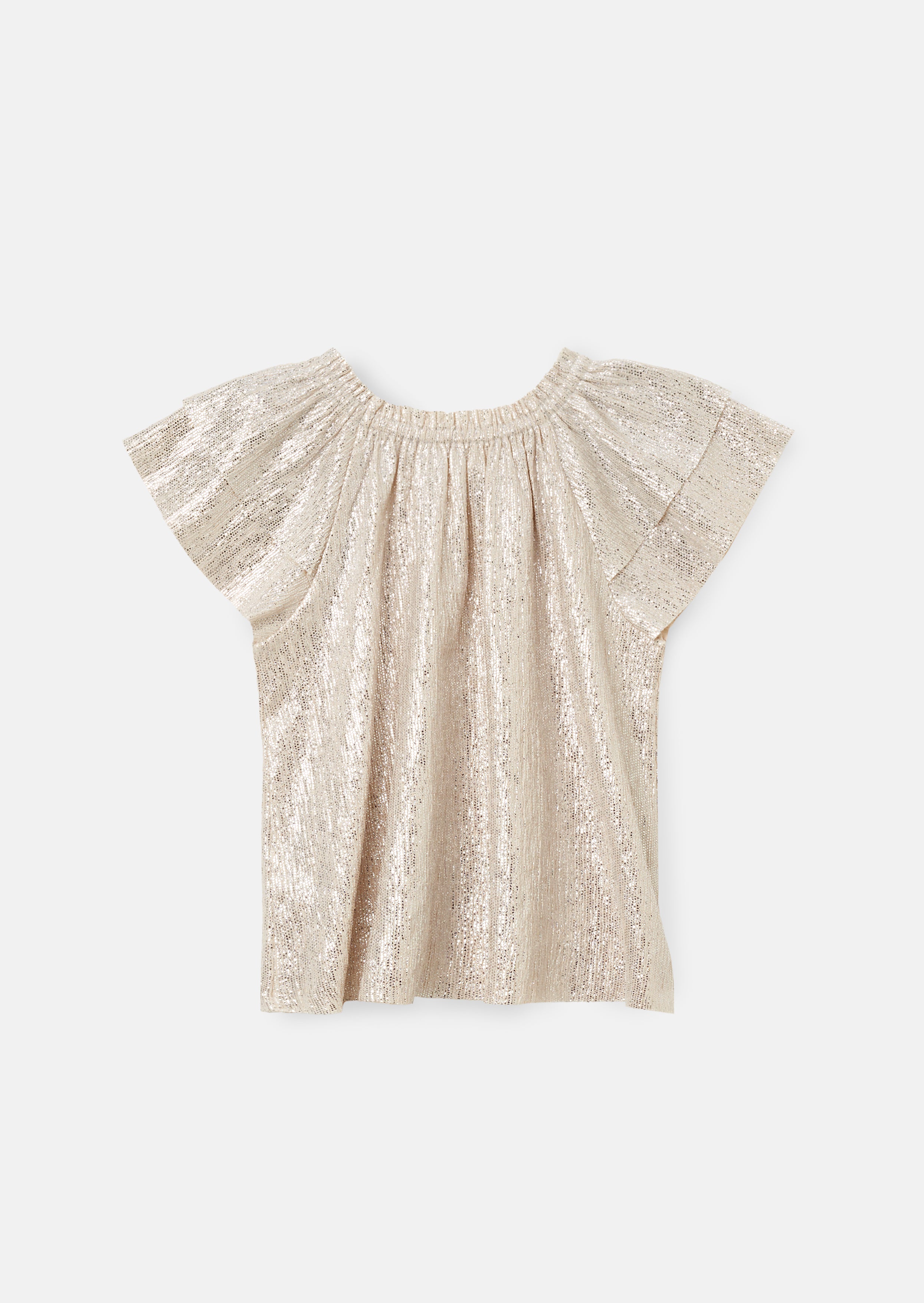 Carmen Silber Top