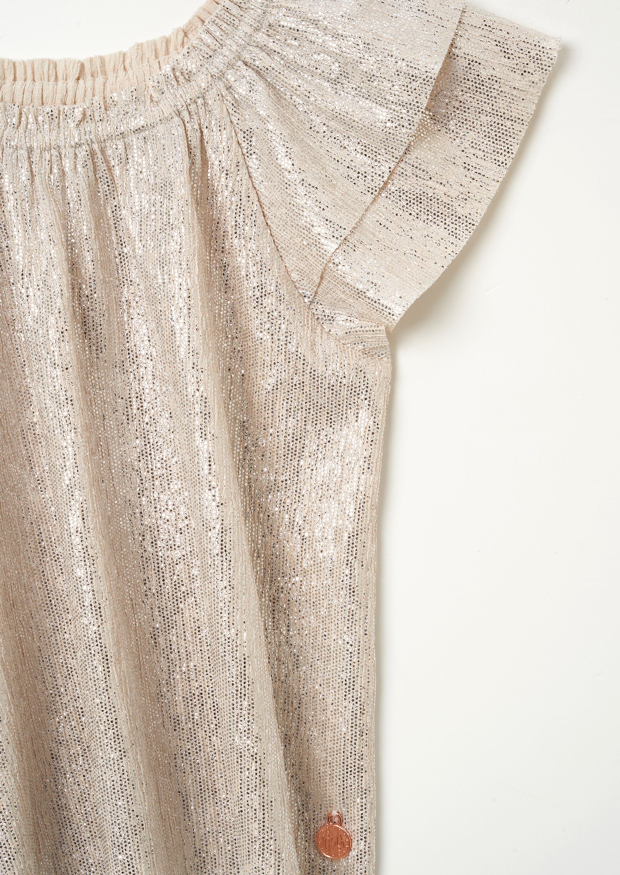 Carmen Silber Top