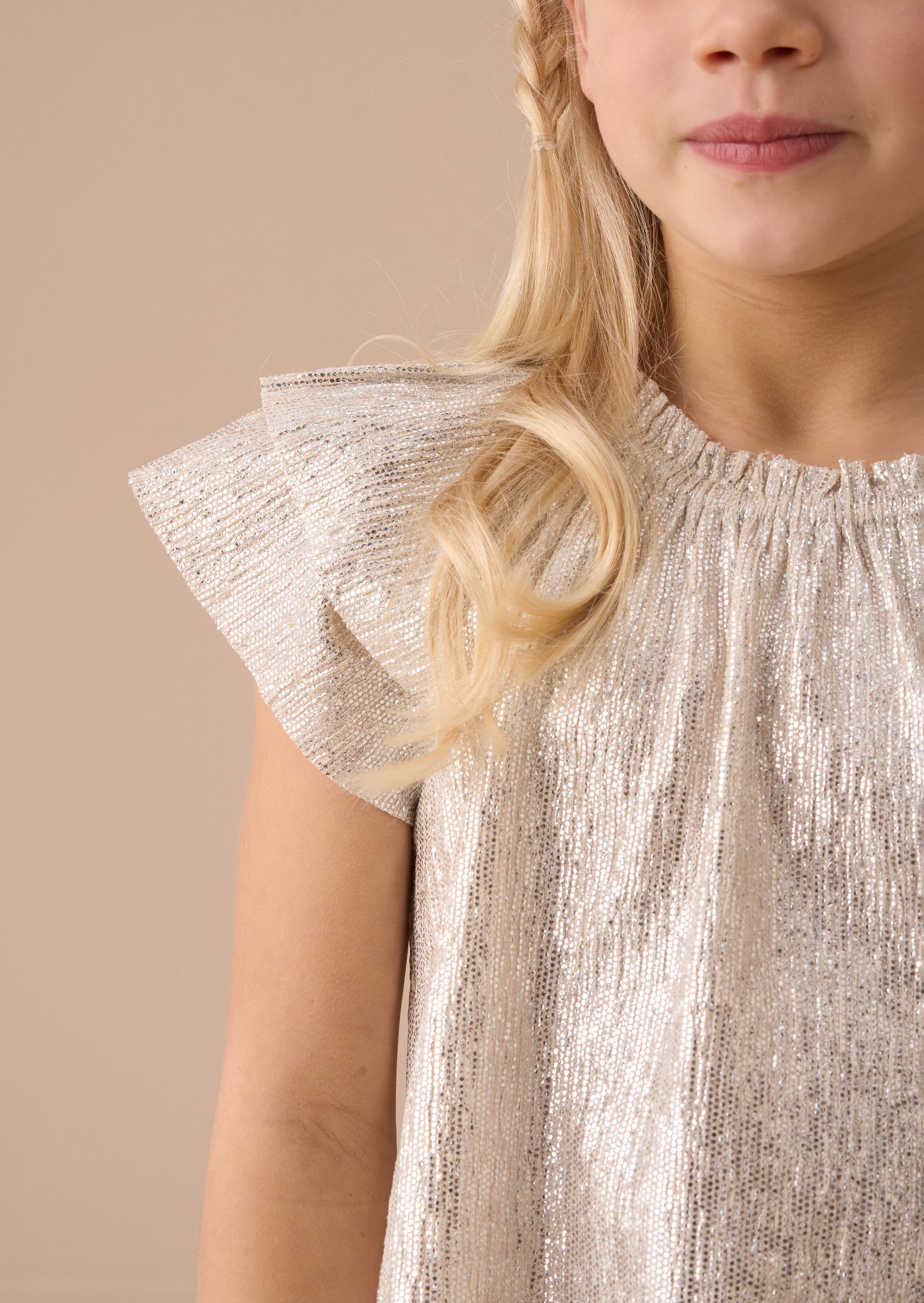 Carmen Silber Top