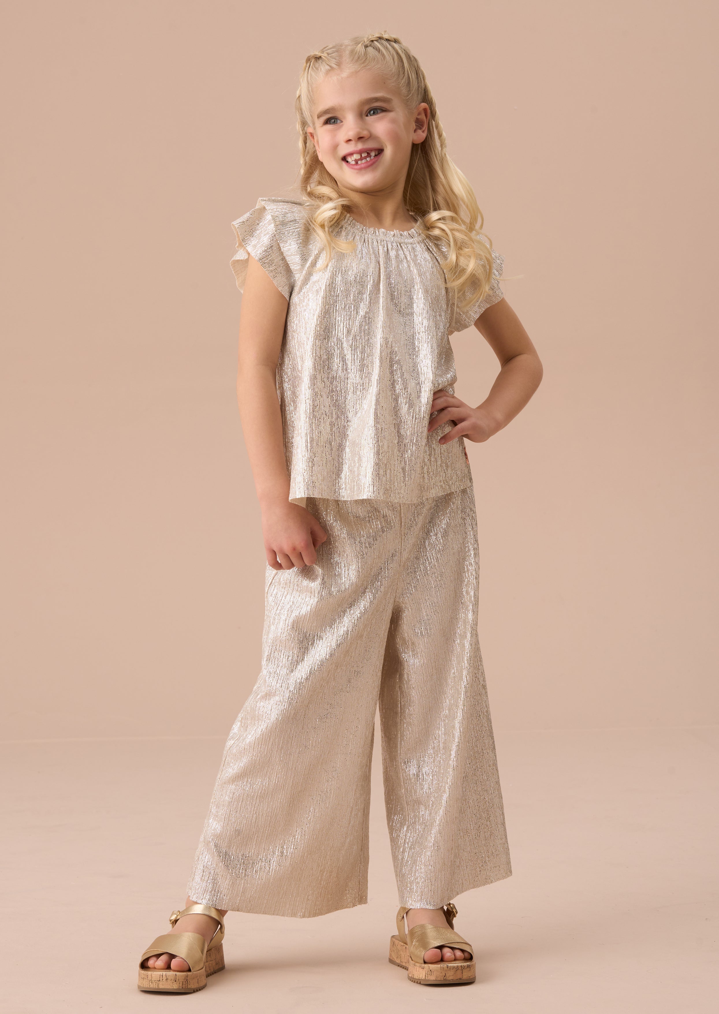 Carmen Silber Top