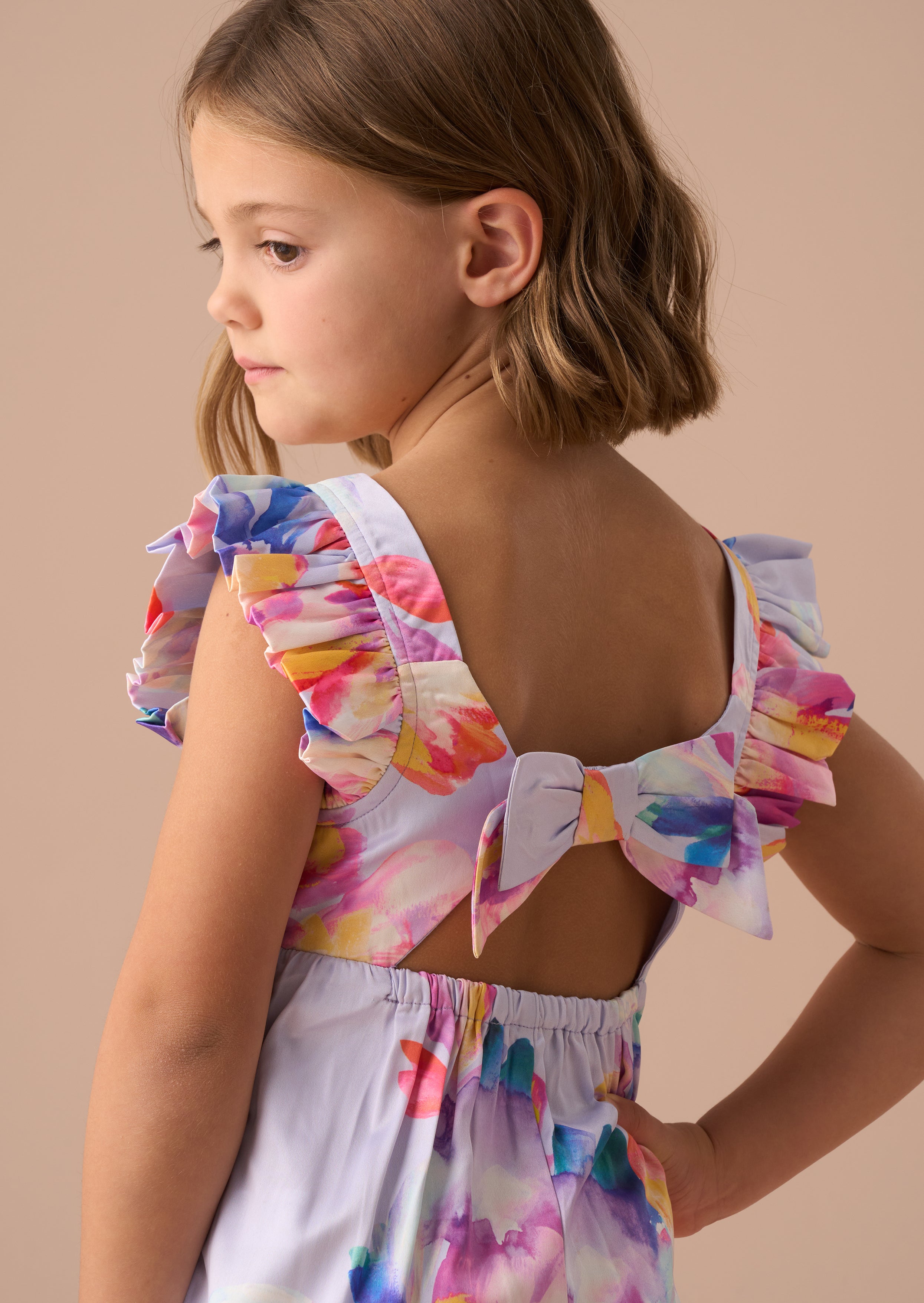 Tia Lila Weitbein Bedruckter Jumpsuit