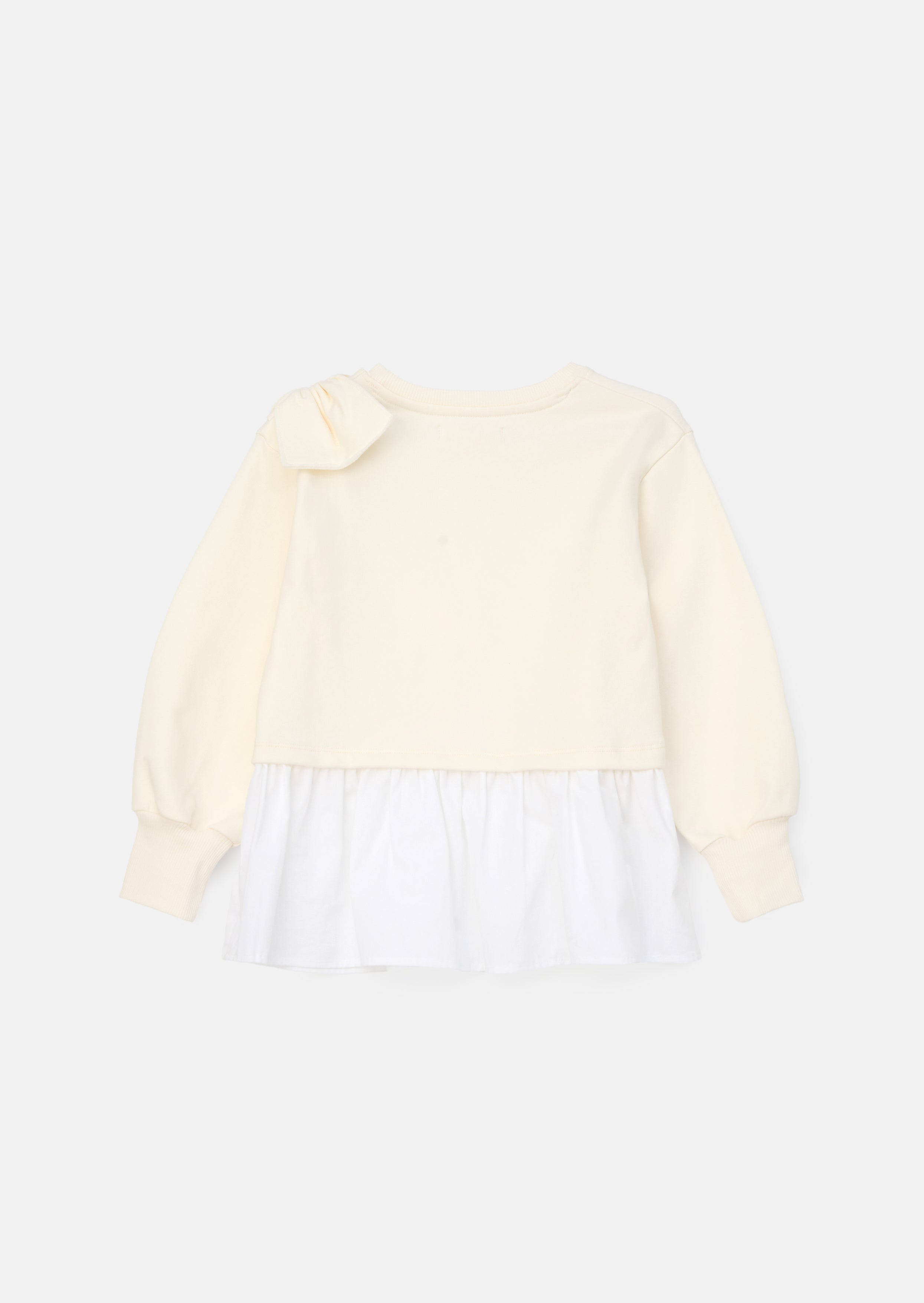 Lauren geschichteter Wickel-Pullover