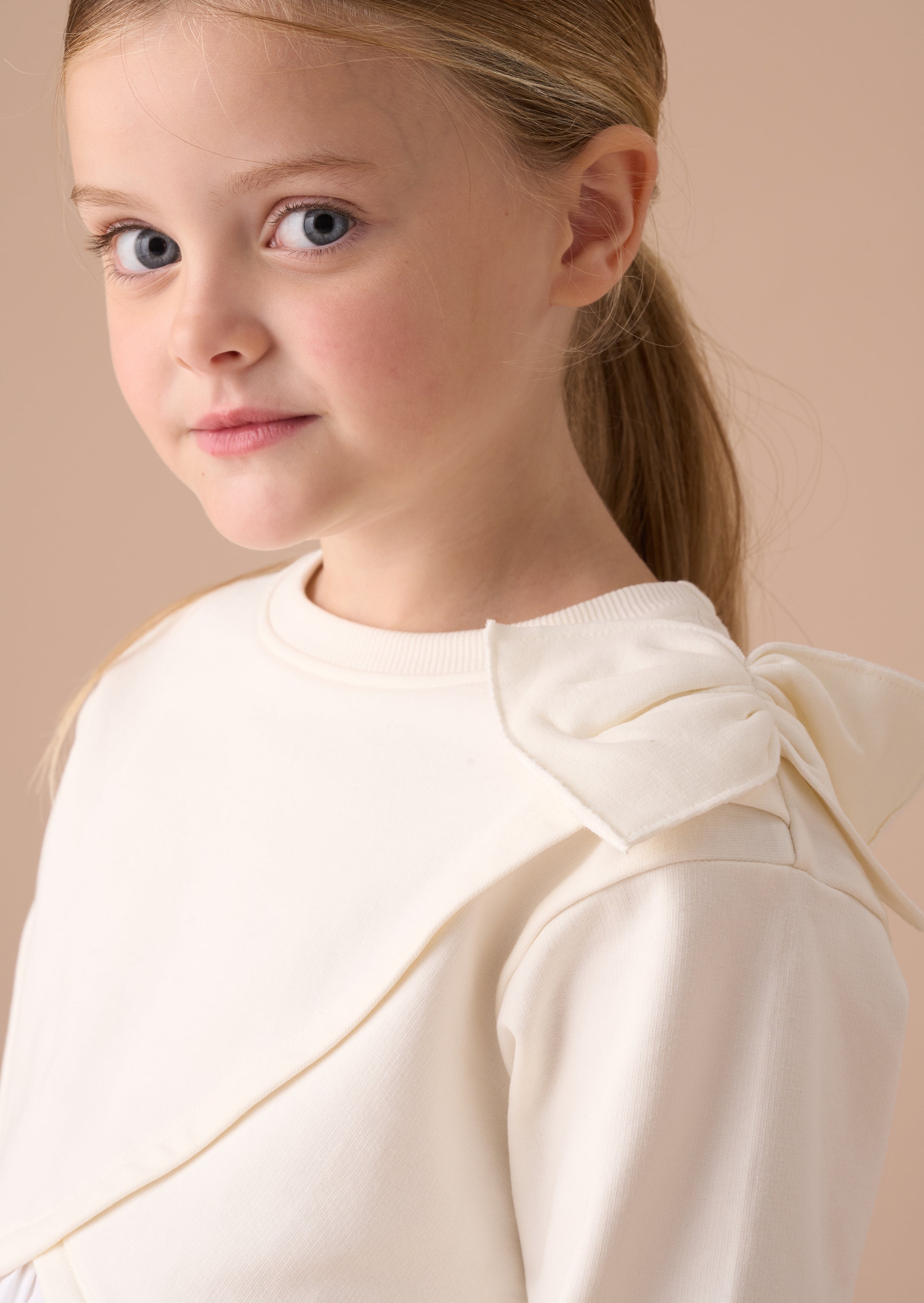 Lauren geschichteter Wickel-Pullover