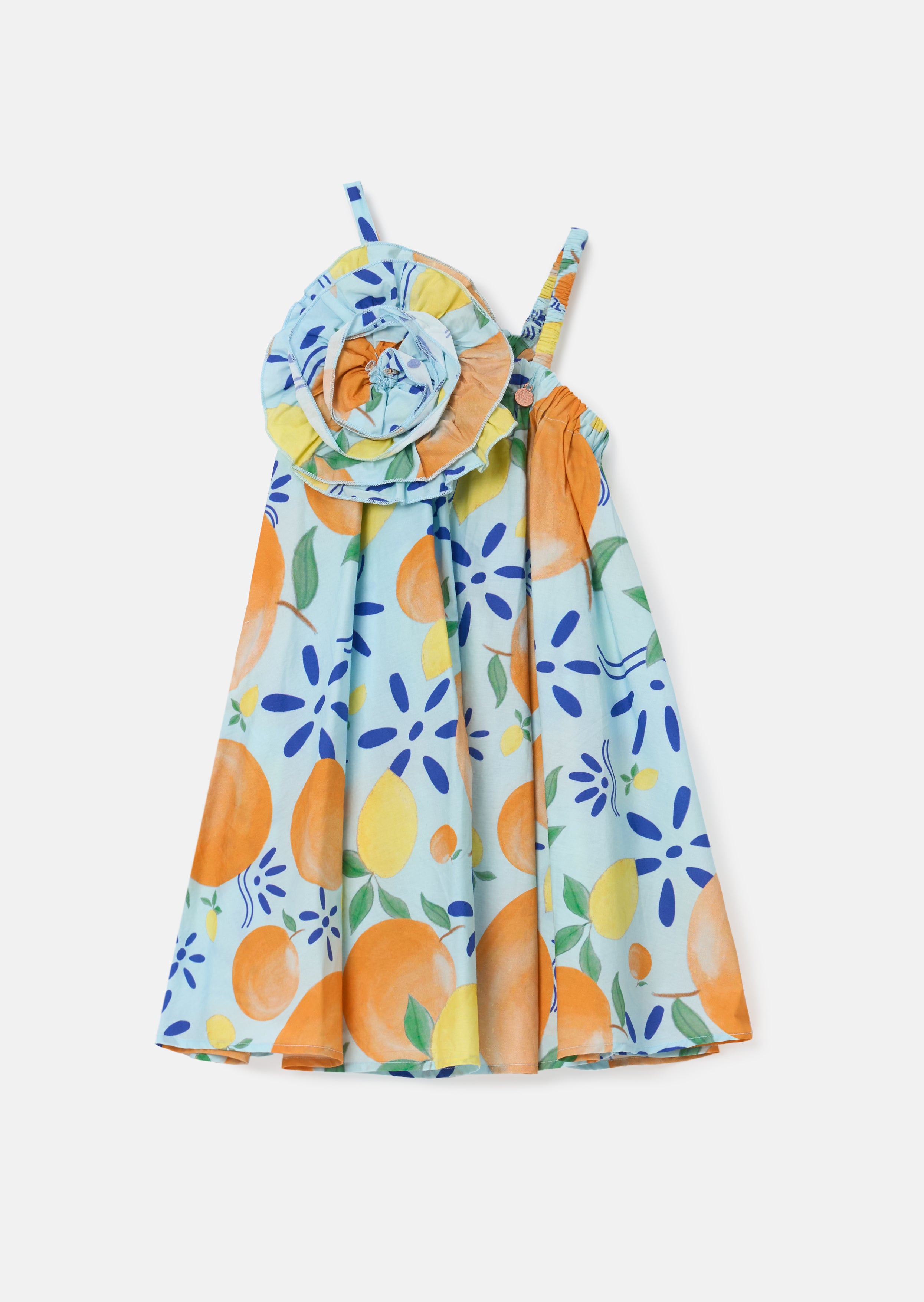 Vestido Carrie con Corsage y Estampado Múltiple de Vuelo