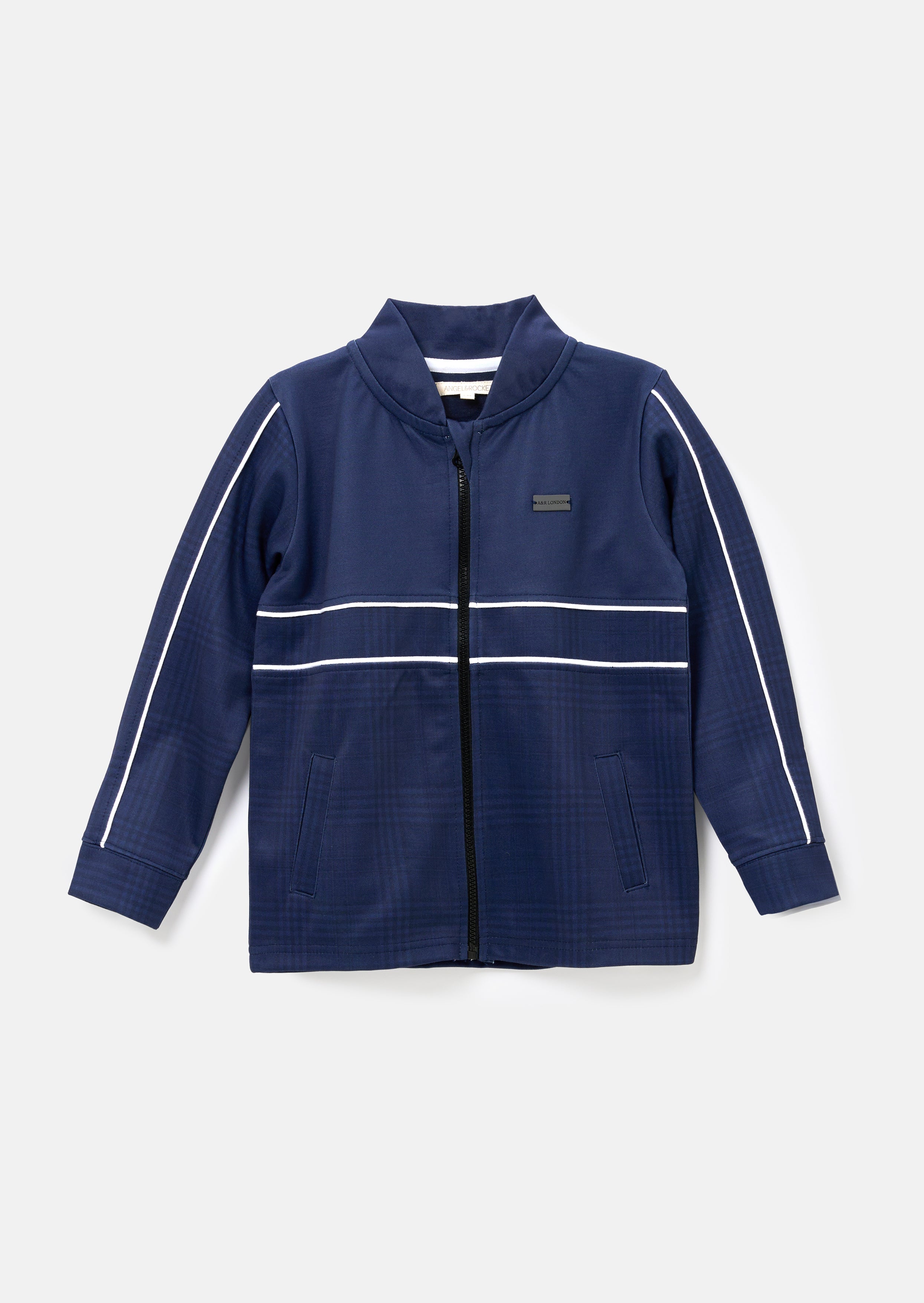 Carter Navy Check Jacket