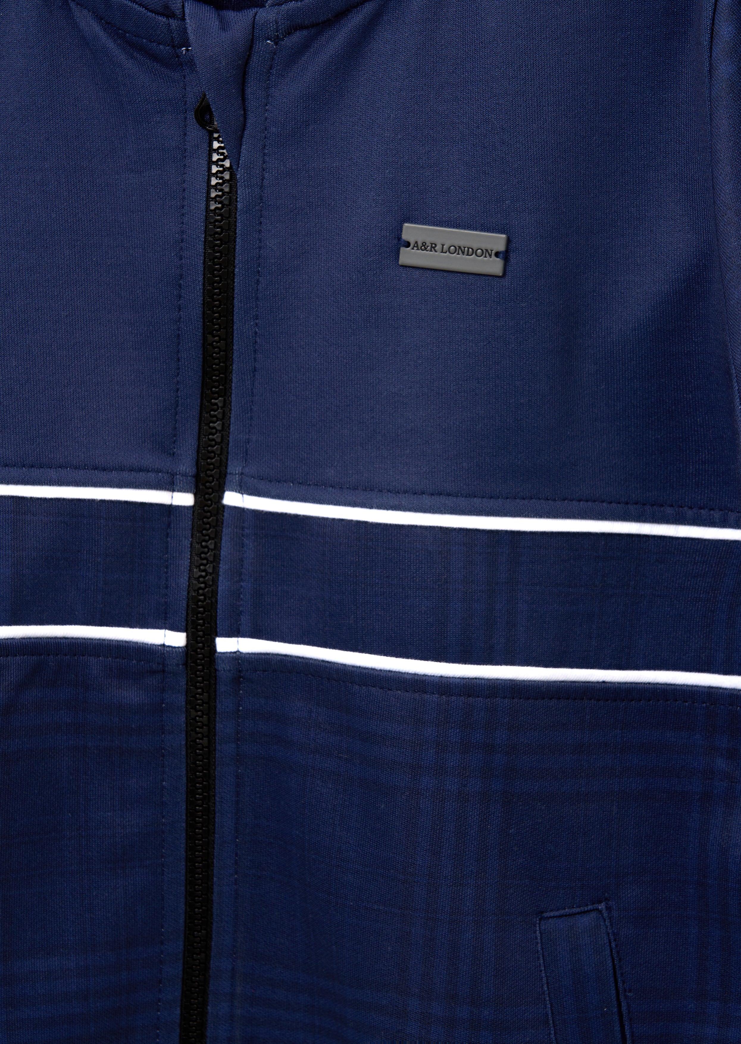 Carter Navy Check Jacket