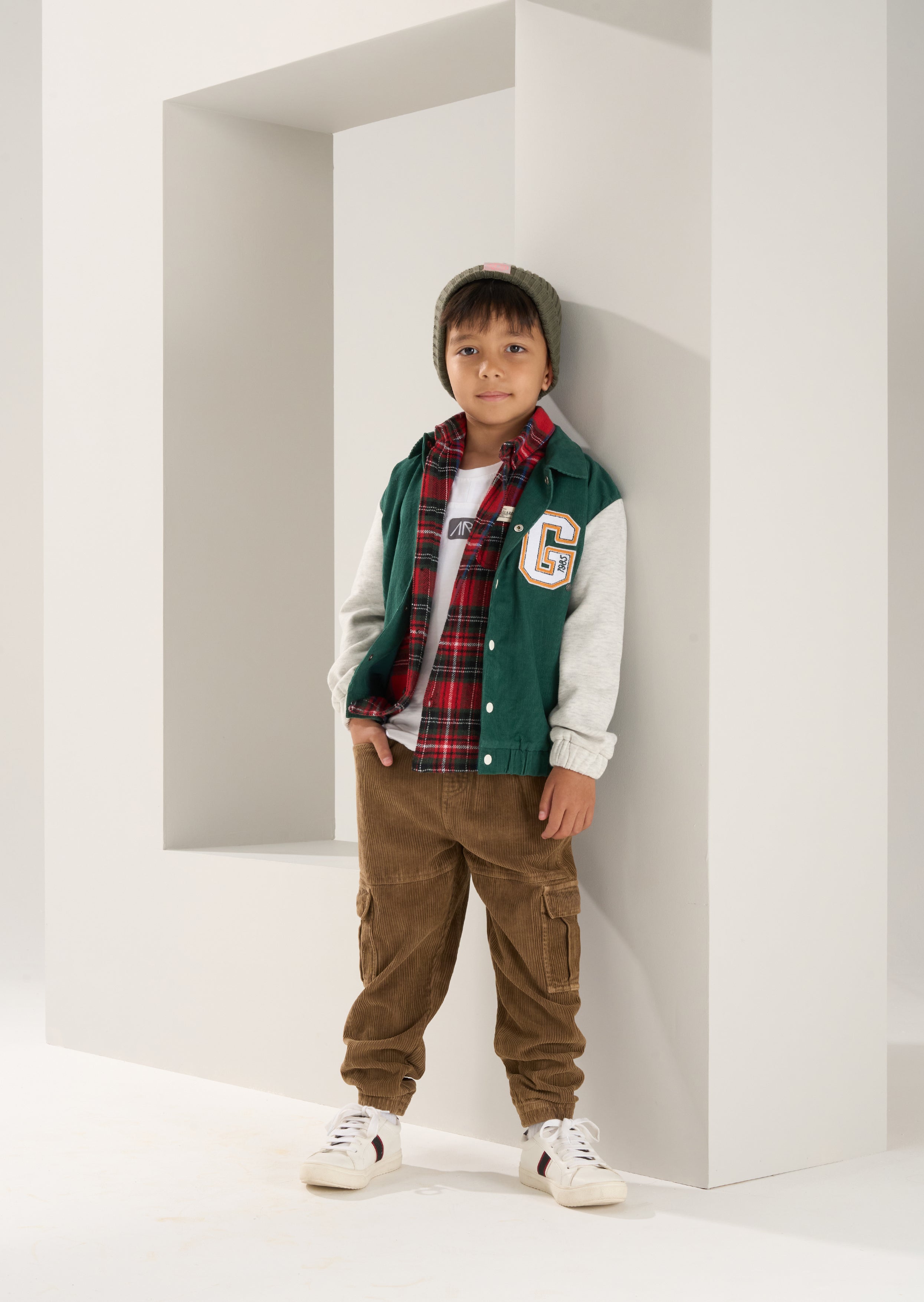 Chad Green Cord Varsity Jacke