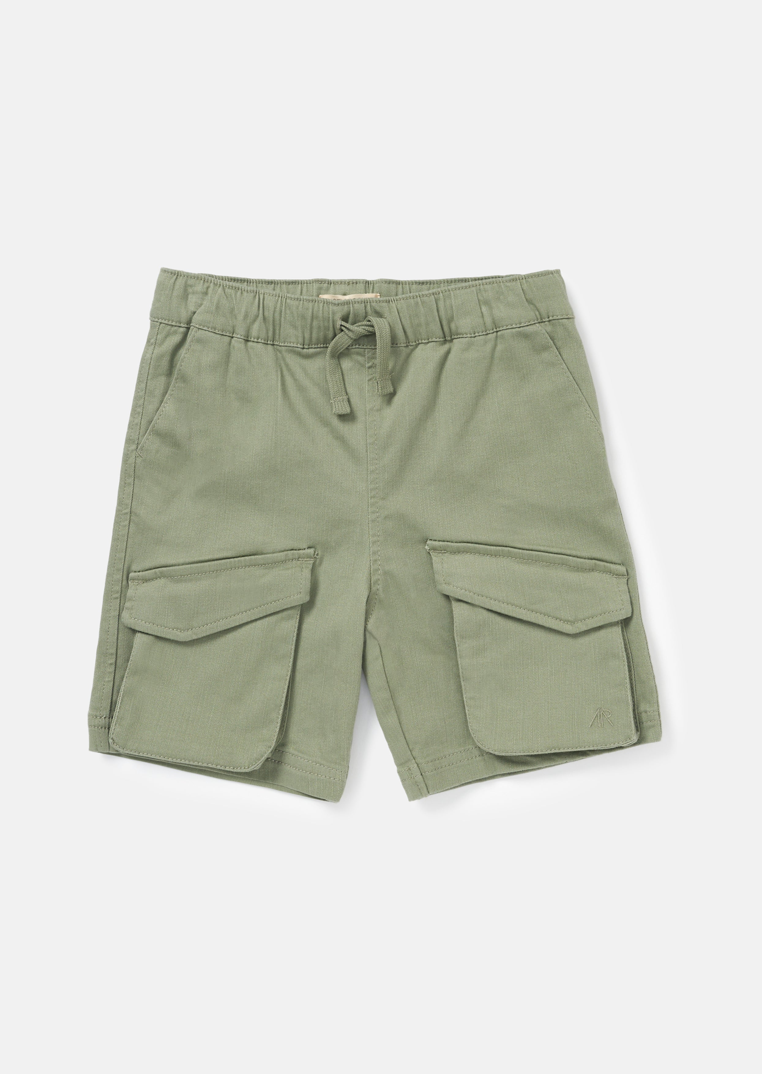 Sage Niko Cargo gewaschene Denim-Shorts