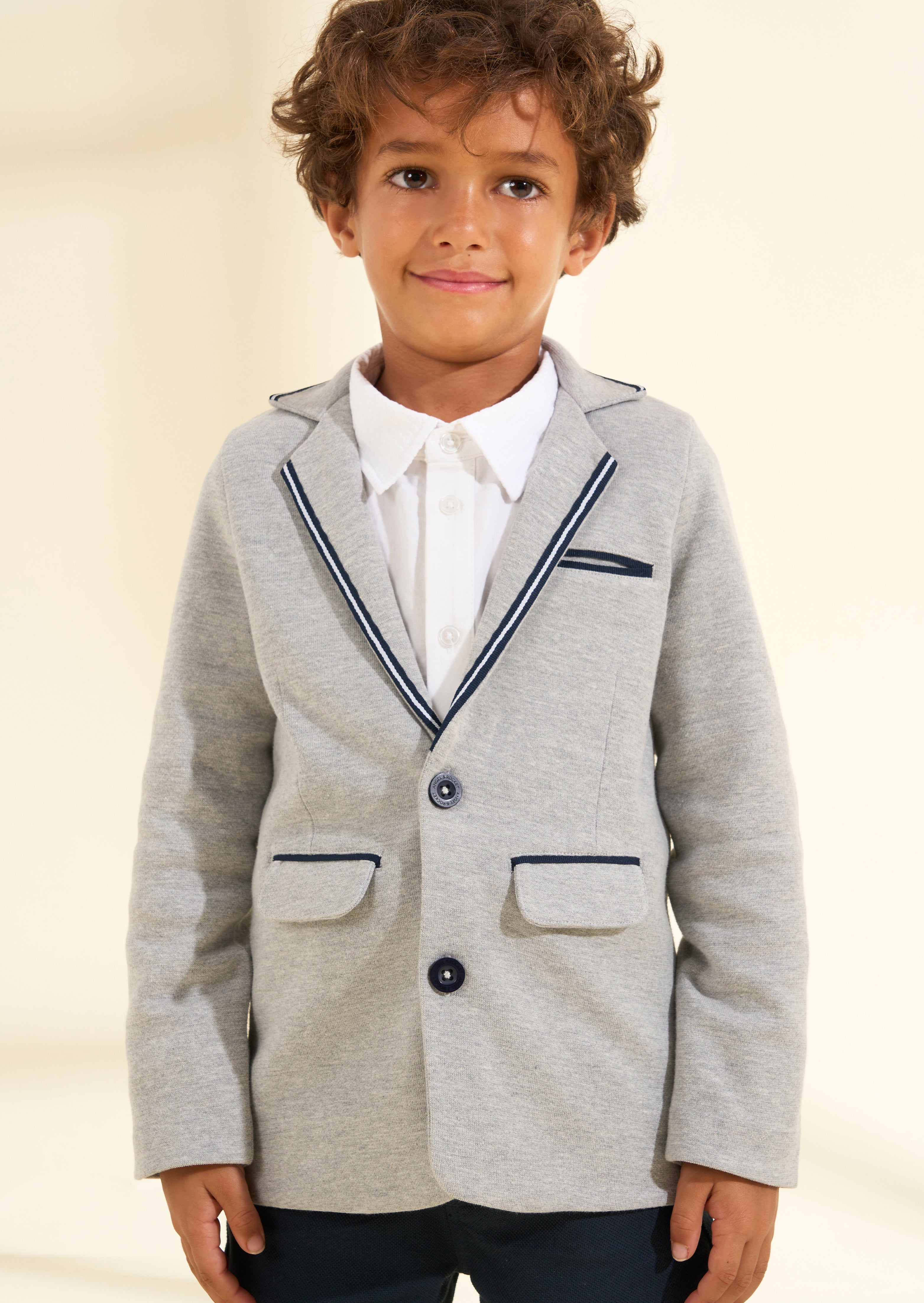 Ashton Grey Tailored Jersey Blazer