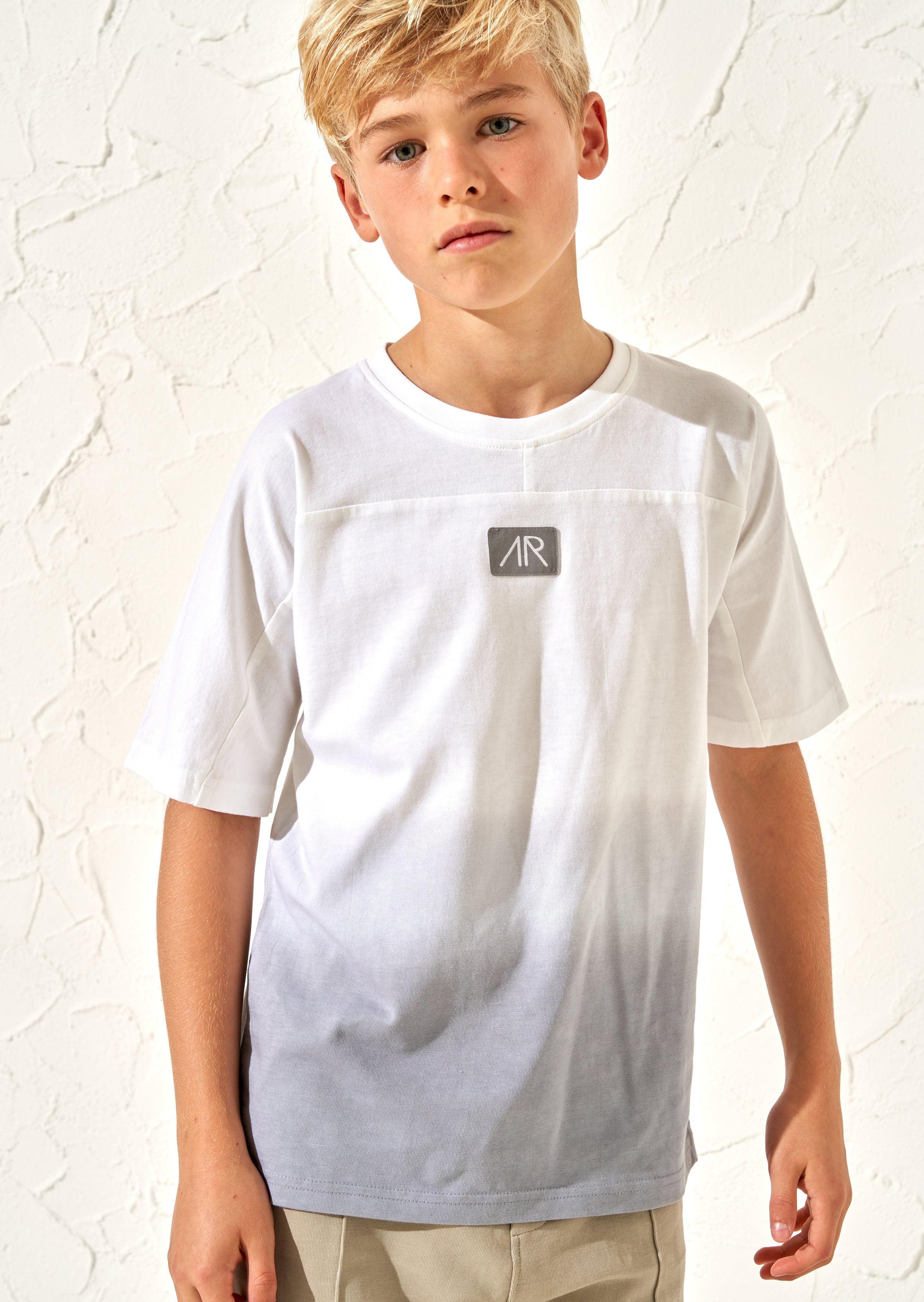 T-shirt tie-dye ombré Brad Grey